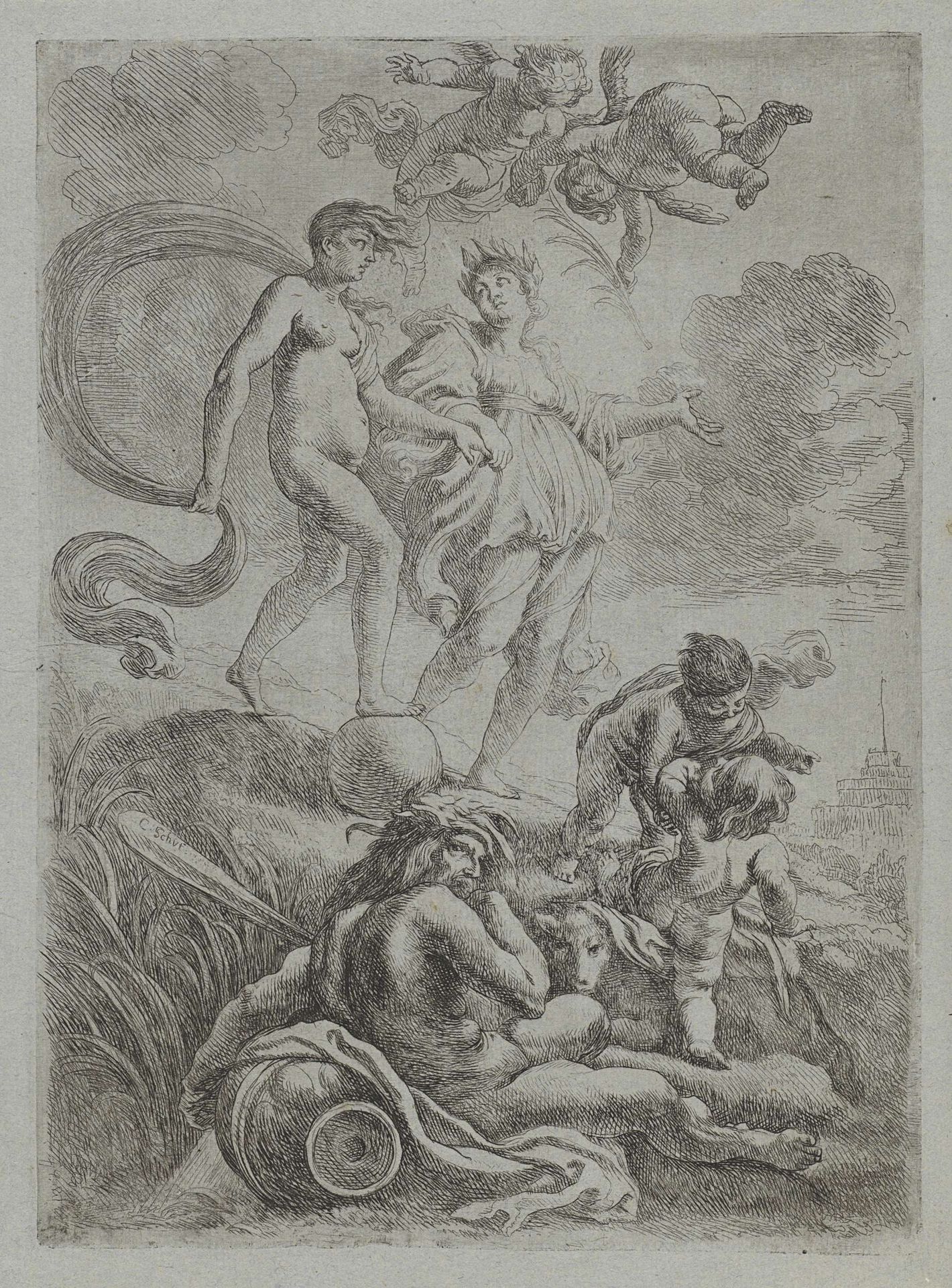 Geluk en Vrede by Cornelis Schut