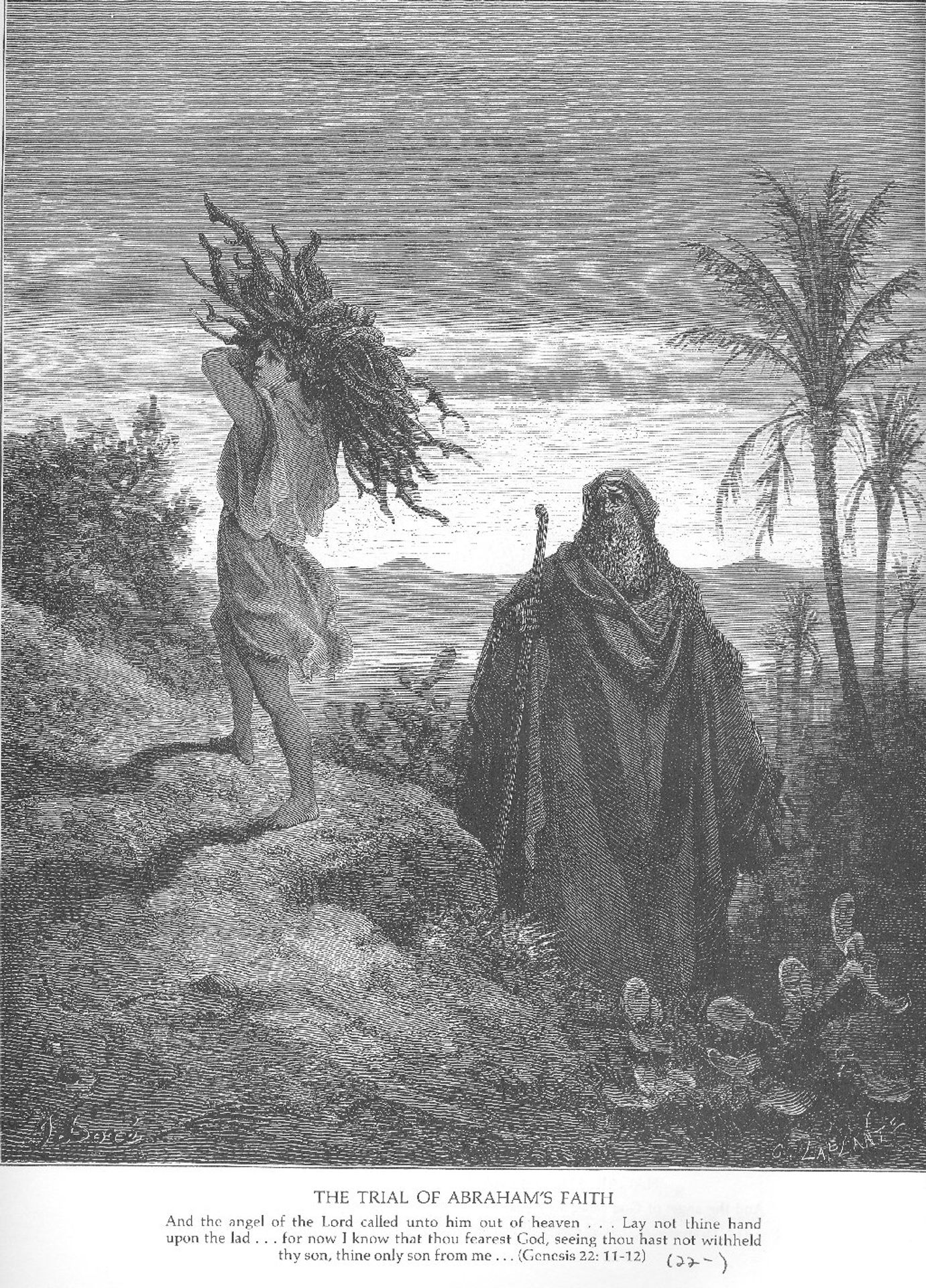 The Testing of Abraham's Faith - Gustave Dore | Artera | AskArtera
