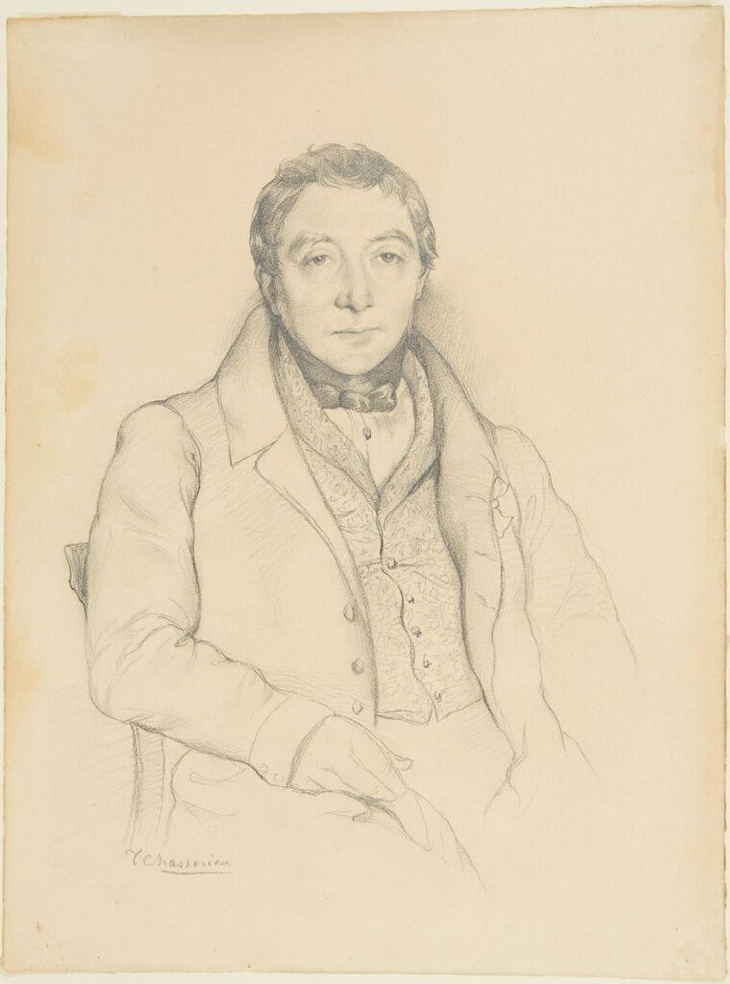 Portrait of an Unknown Man by Théodore Chassériau