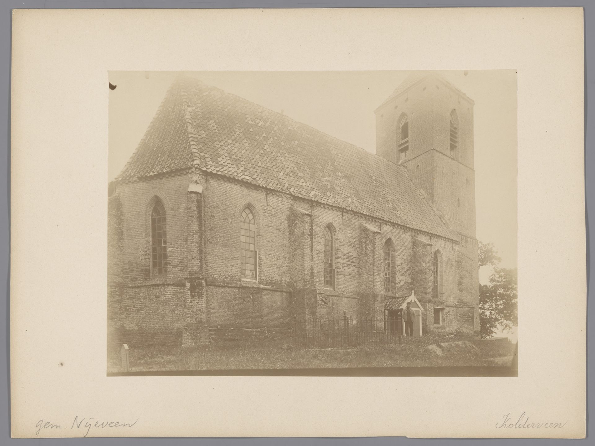 Gezicht op de Hervormde Kerk te Kolderveen by anoniem (Monumentenzorg)