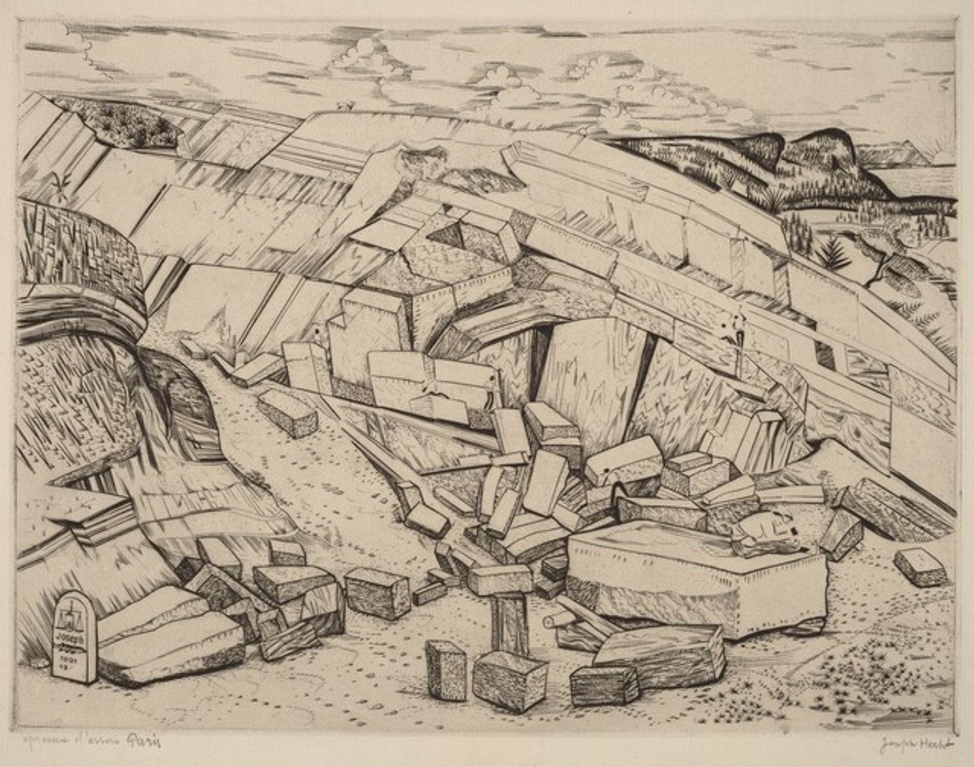 Quarry (Carriere) by Joseph Hecht