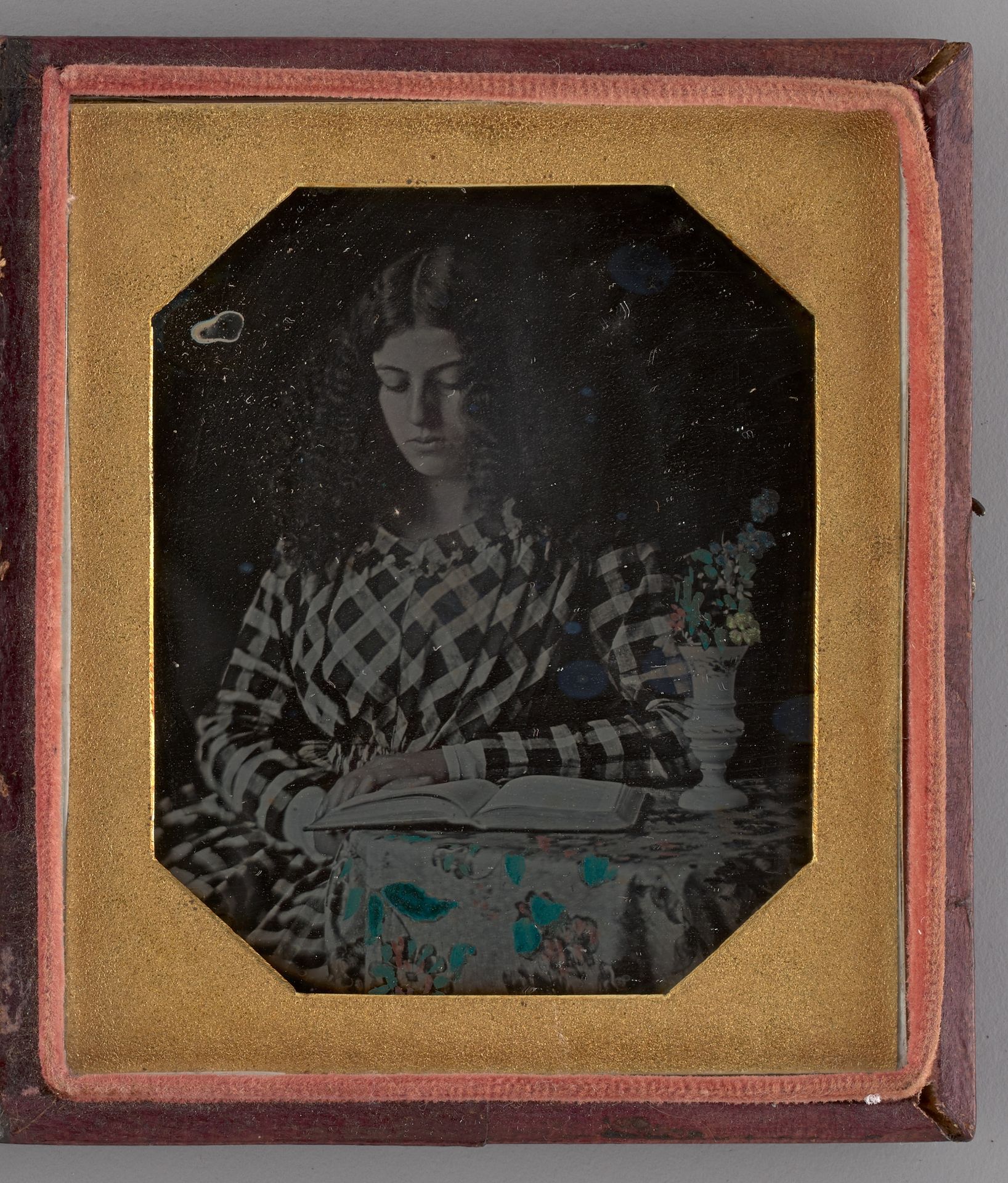 Untitled (Portrait of a Woman Reading) by Anonymous