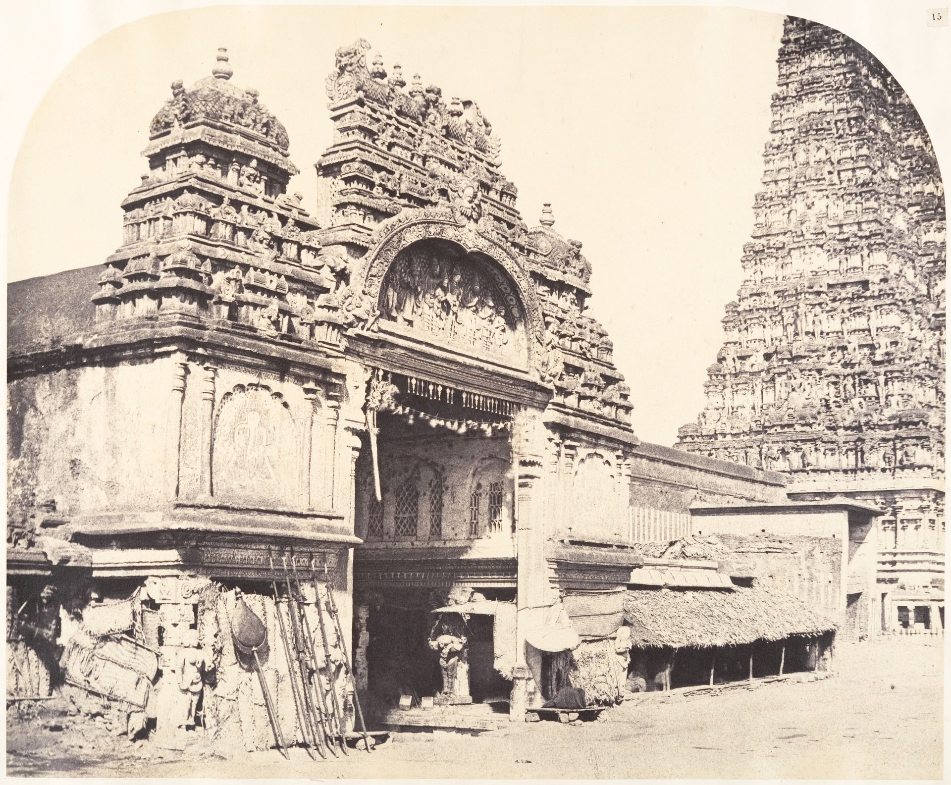 Entrance to the Temple of Minakshi in the Great Pagoda by Linnaeus Tripe