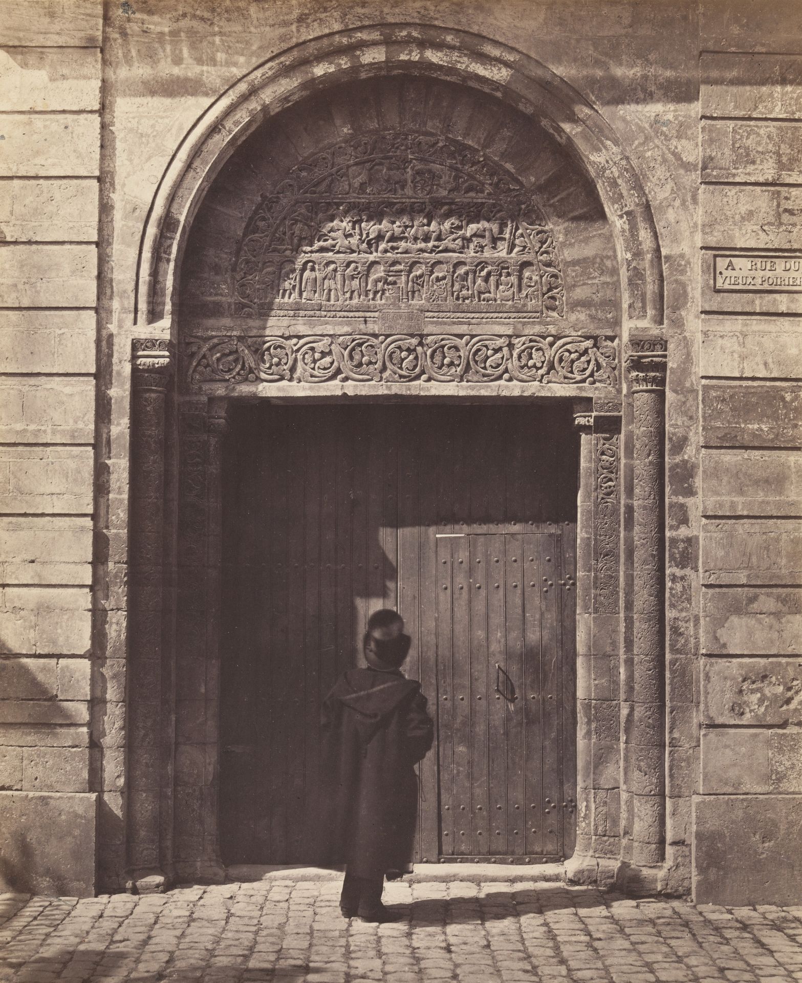 Portal of Saint-Ursin, Bourges by Bisson Frères