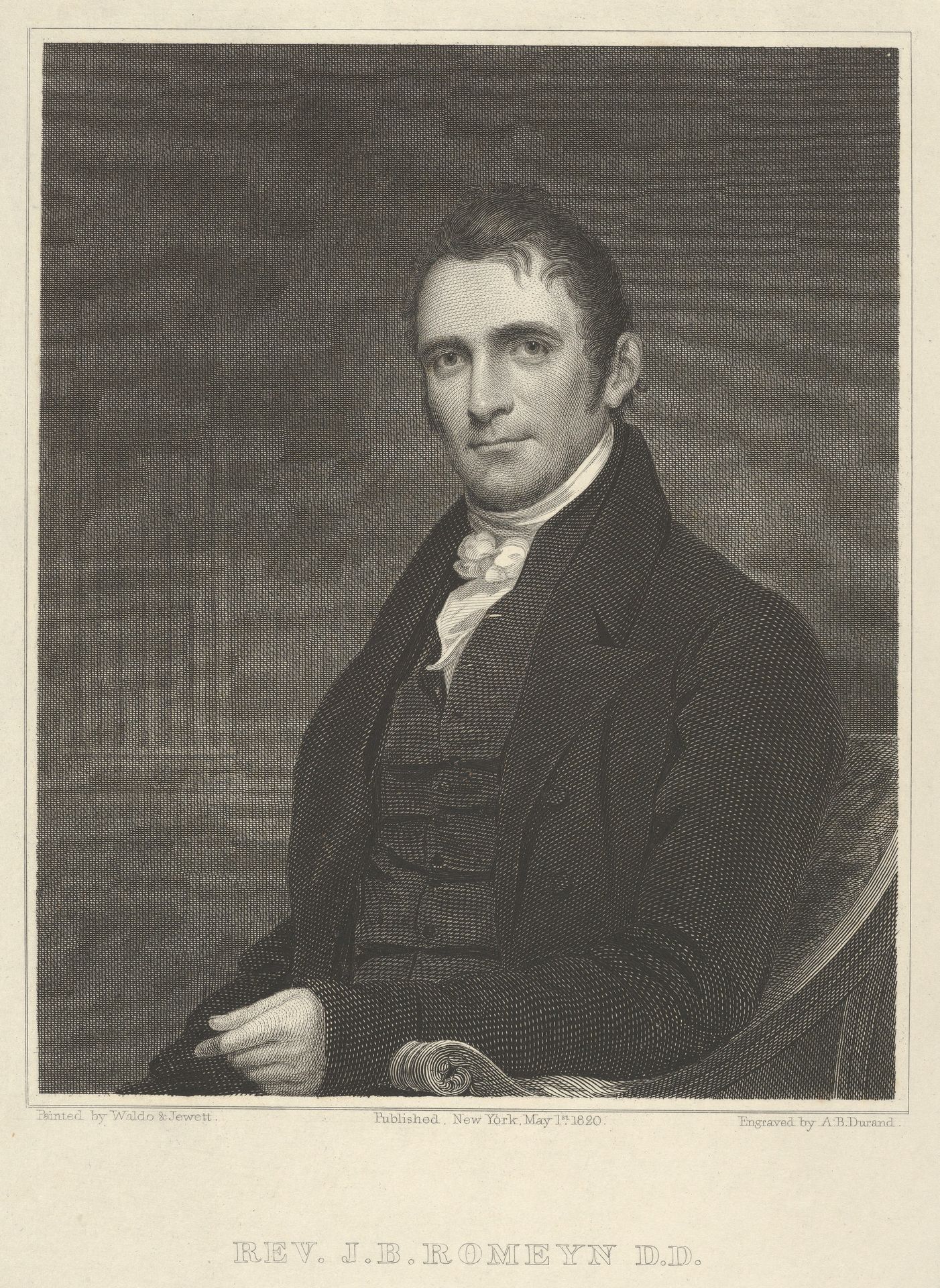 Rev. John Brodhead Romeyn, D. D. by Asher Brown Durand