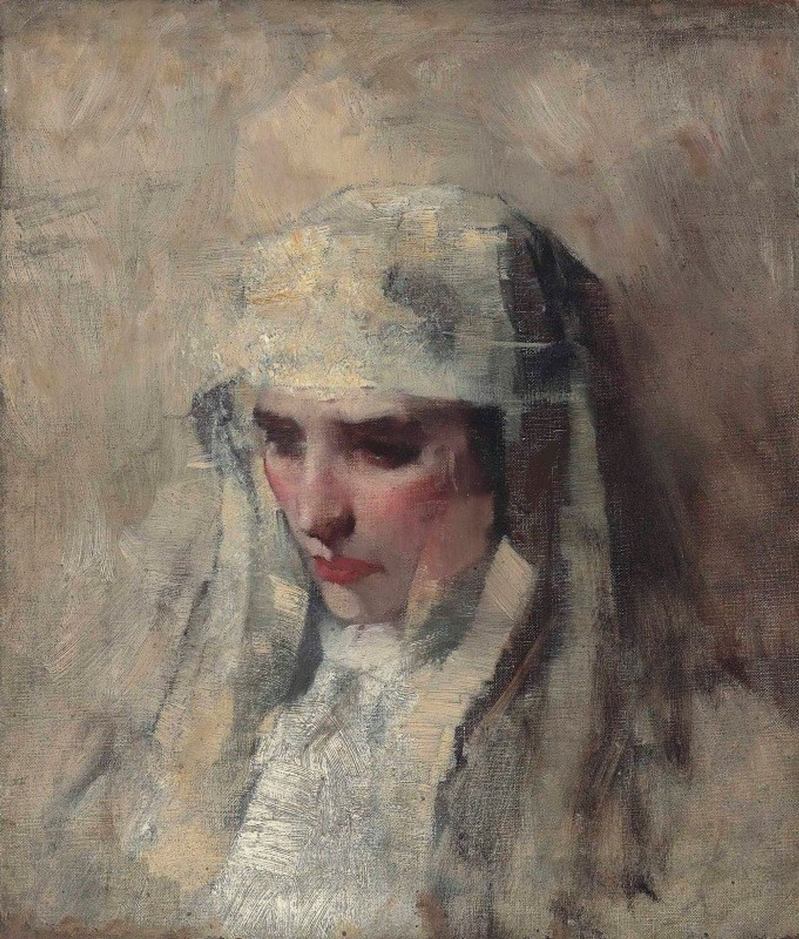 Study for ‘Madonna and Child’ by James Jebusa Shannon