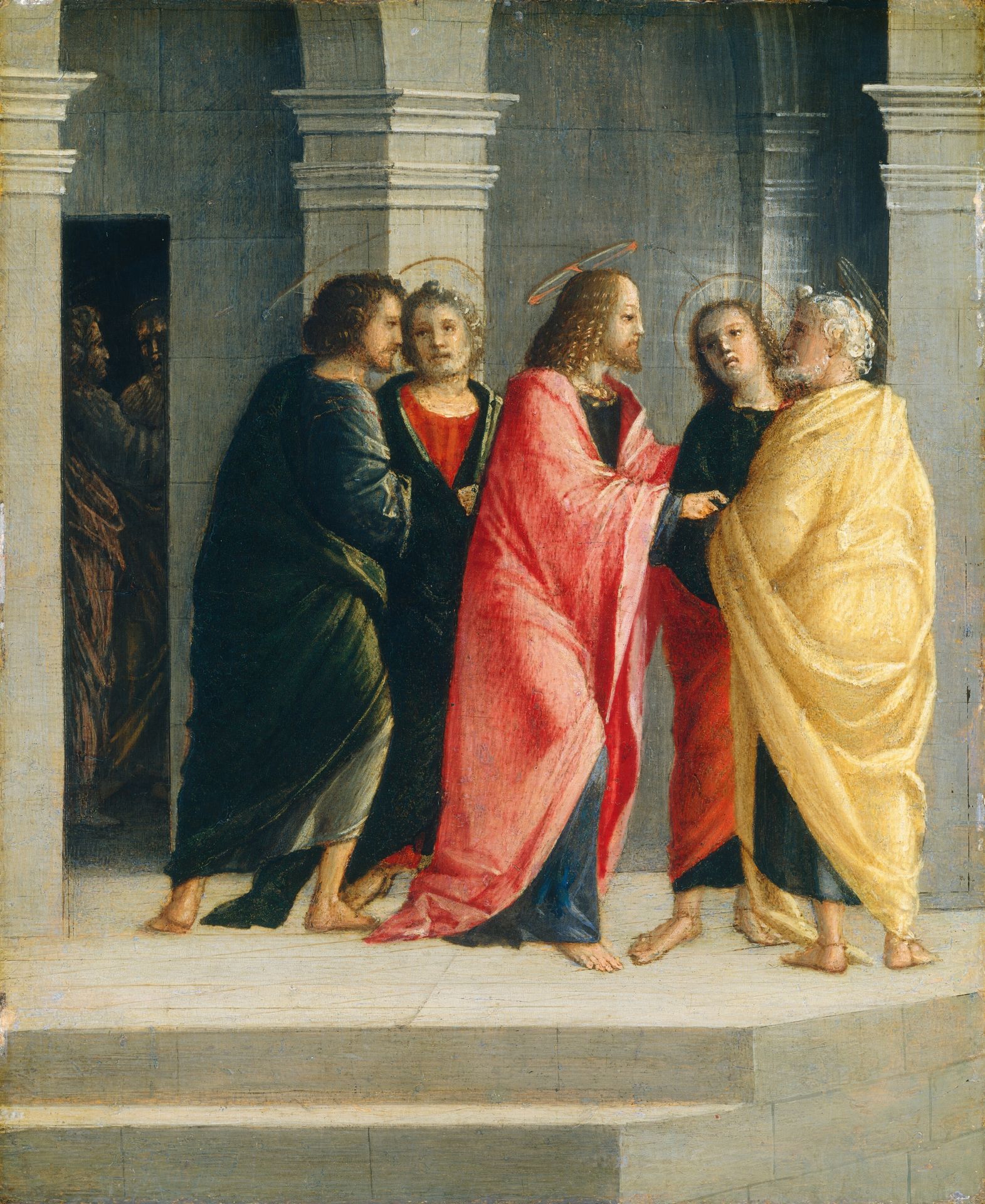 Christ Instructing Peter and John to Prepare for the Passover by Vincenzo Civerchio