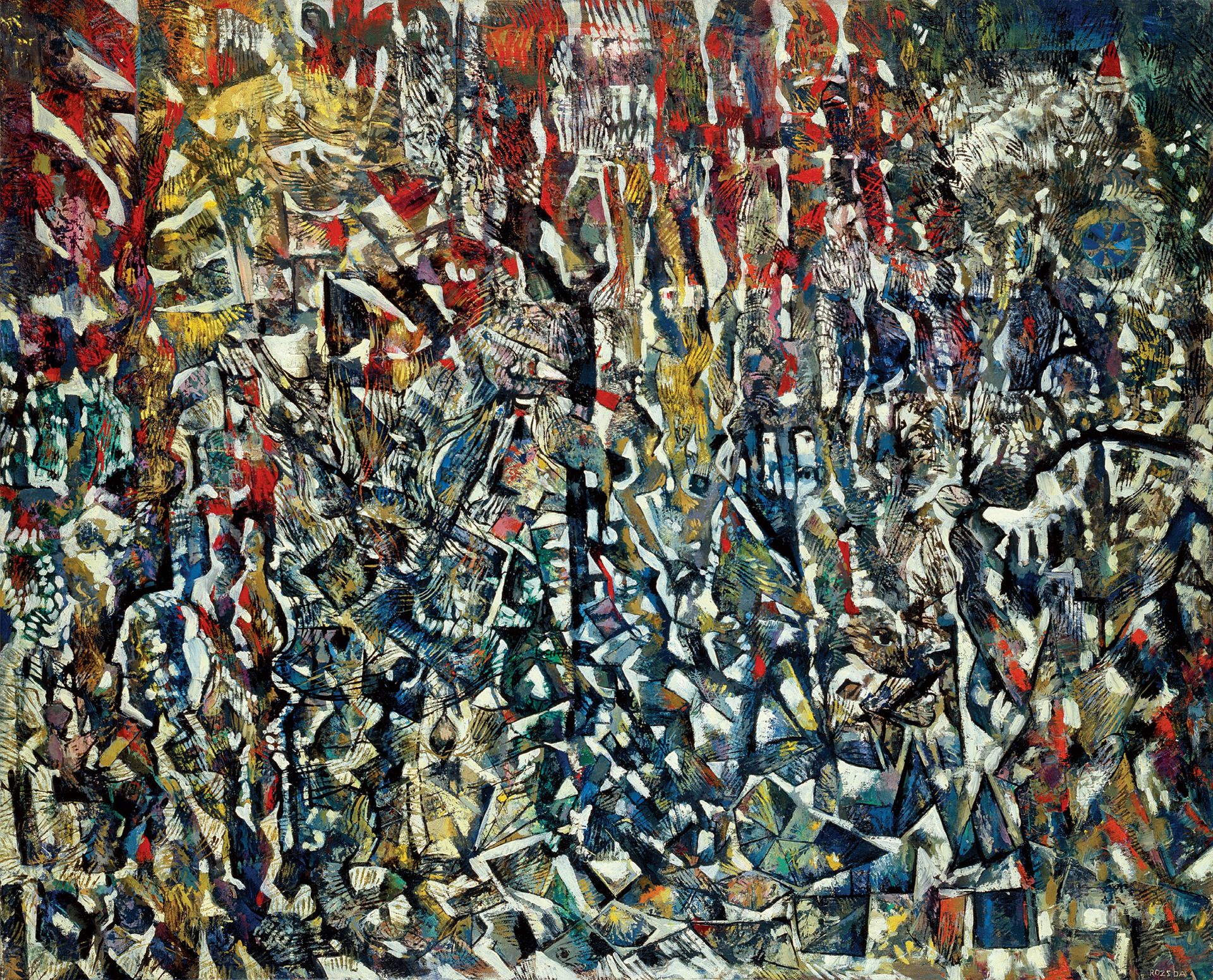 The Tower of Babel by Endre Rozsda