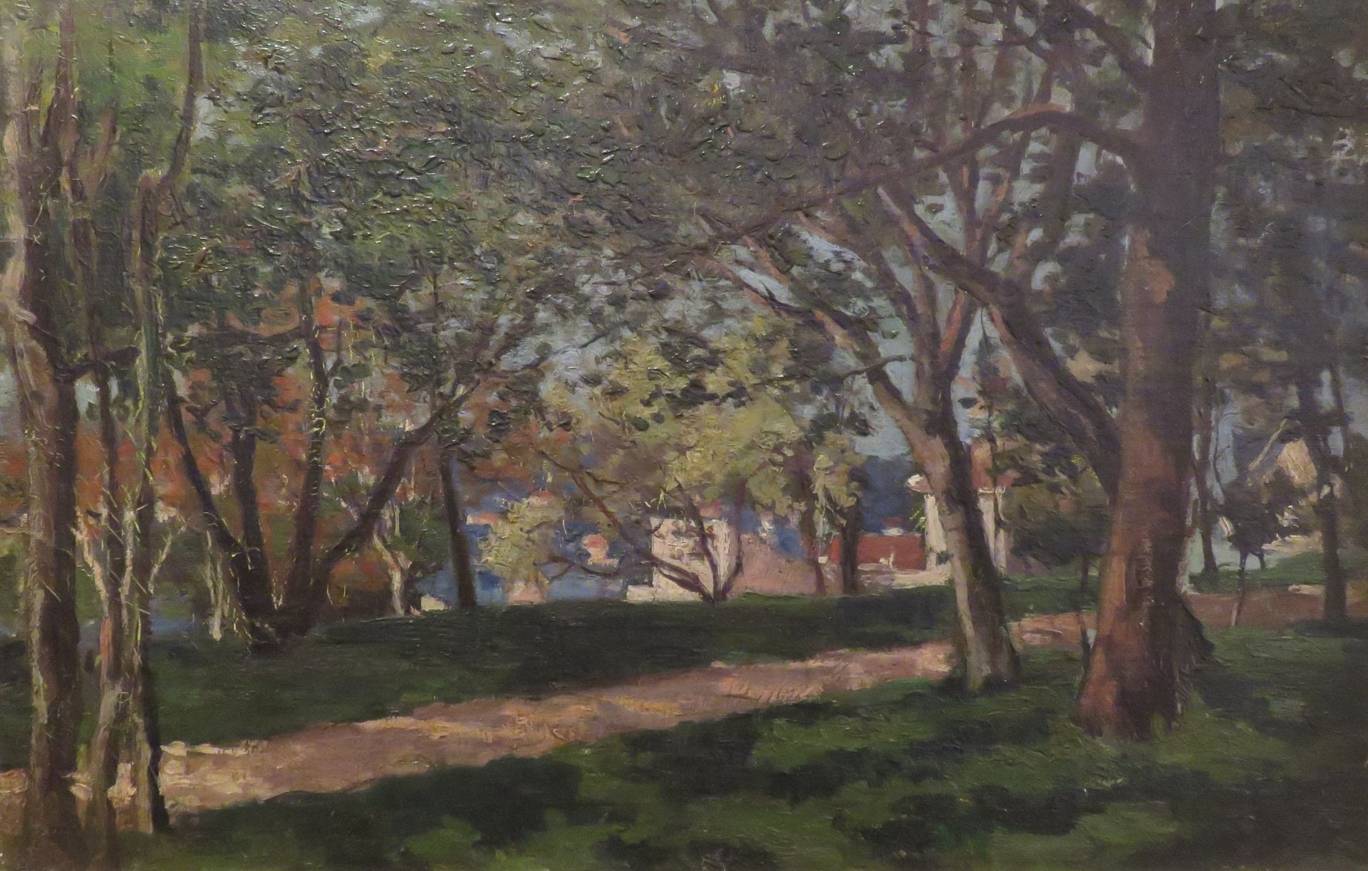 The park near Saint-Cloud by Maximilien Luce