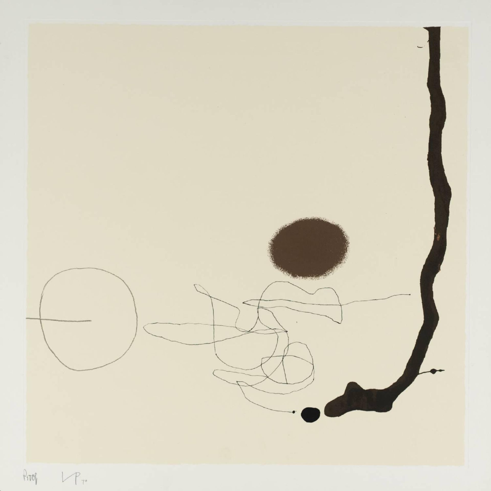 Linear Development 1 by Victor Pasmore