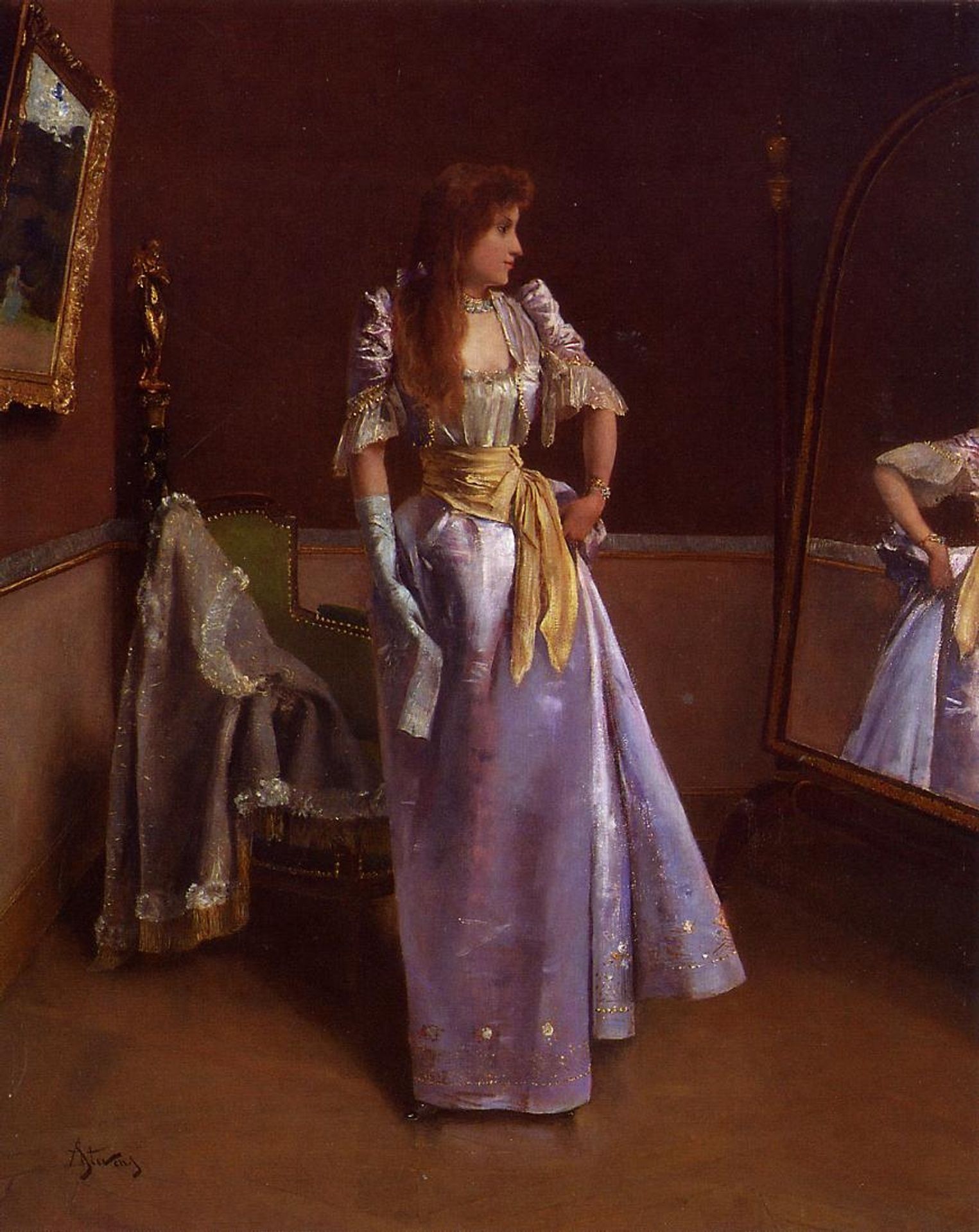 Ready for the Ball by Alfred Stevens