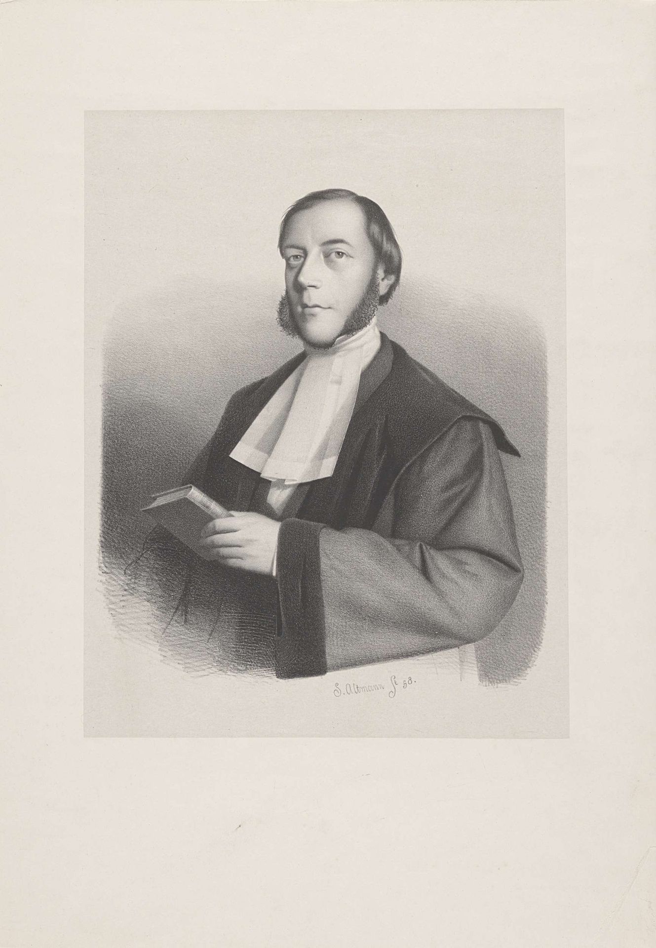 Portret van een onbekende man by Sybrand Altmann