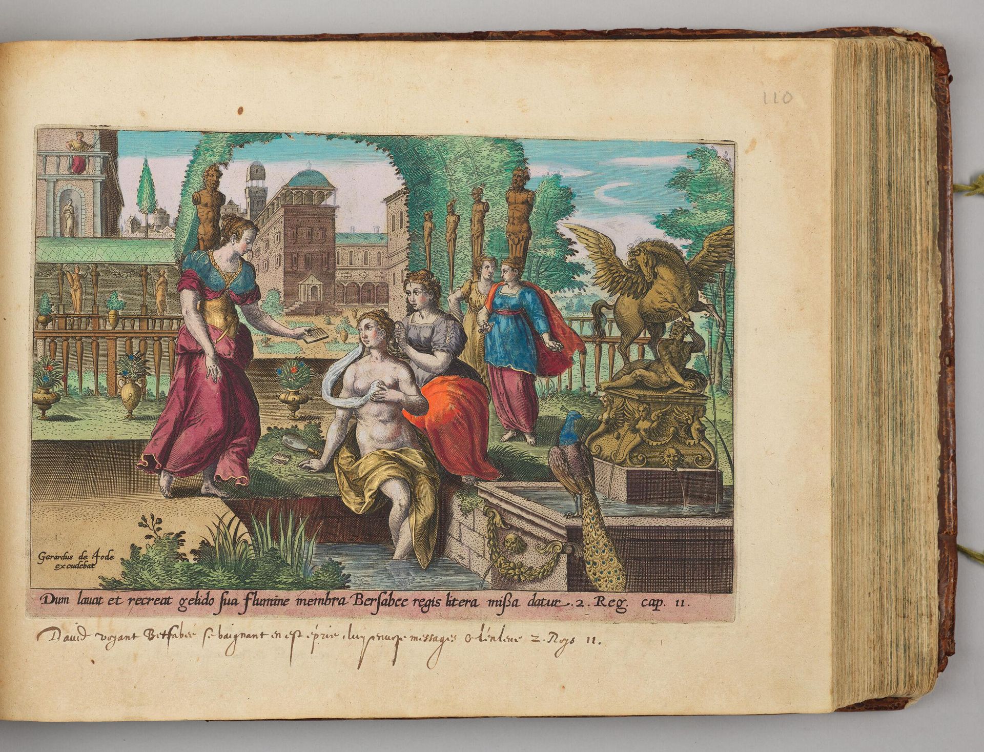 Bathsheba Receiving David's Letter by Adriaen Collaert