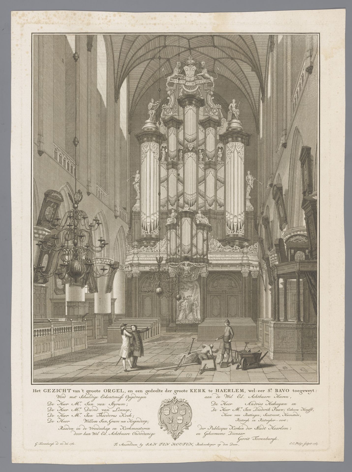 Orgel van de Sint-Bavokerk te Haarlem by Jan Caspar Philips