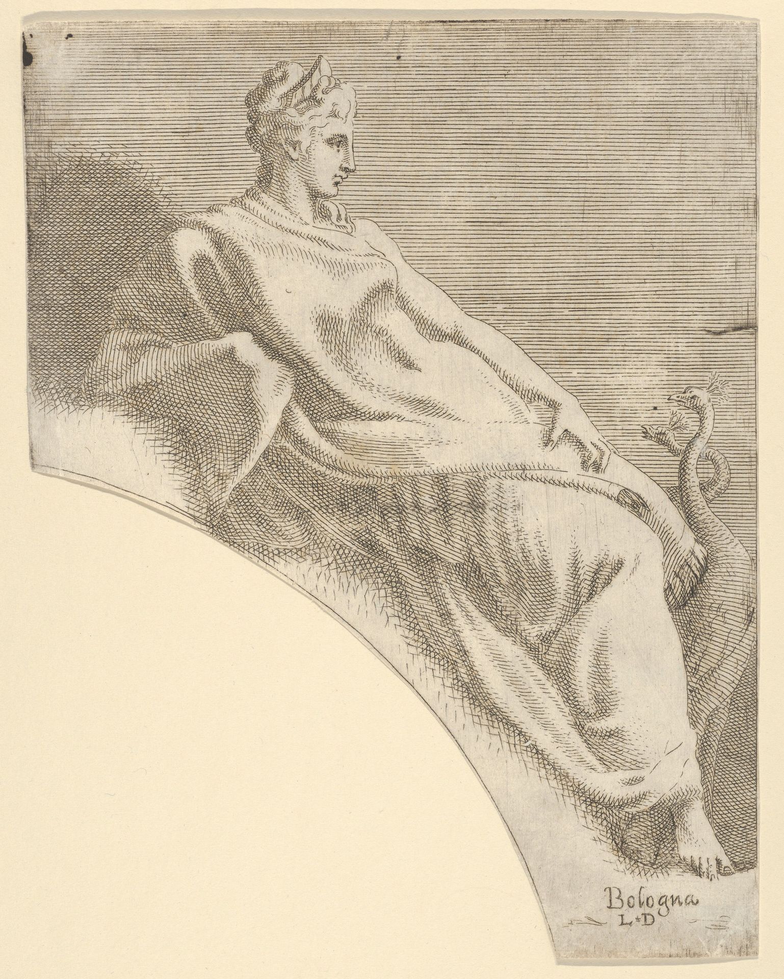 Juno, from "Twelve Muses and Goddesses" by Léon Davent