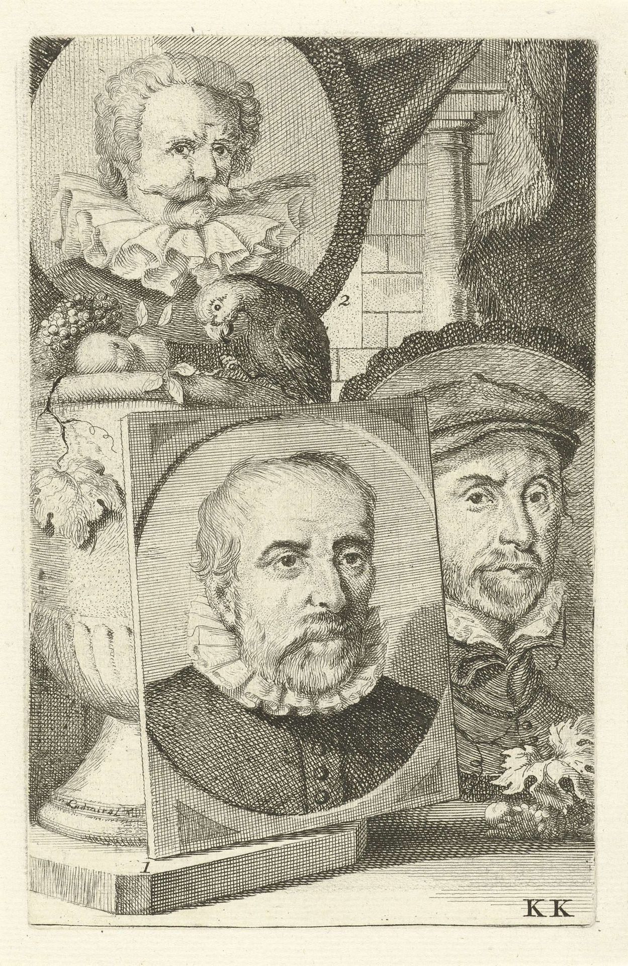 Drie kunstenaarsportretten by Jan l' Admiral