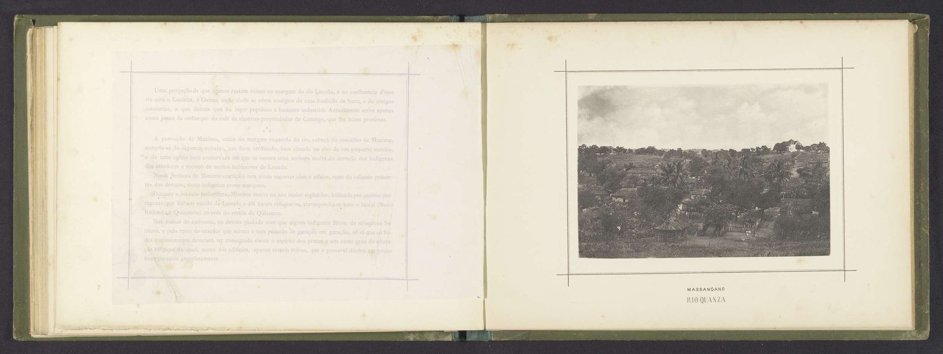Gezicht op Massangano by José Augusto da Cunha Moraes