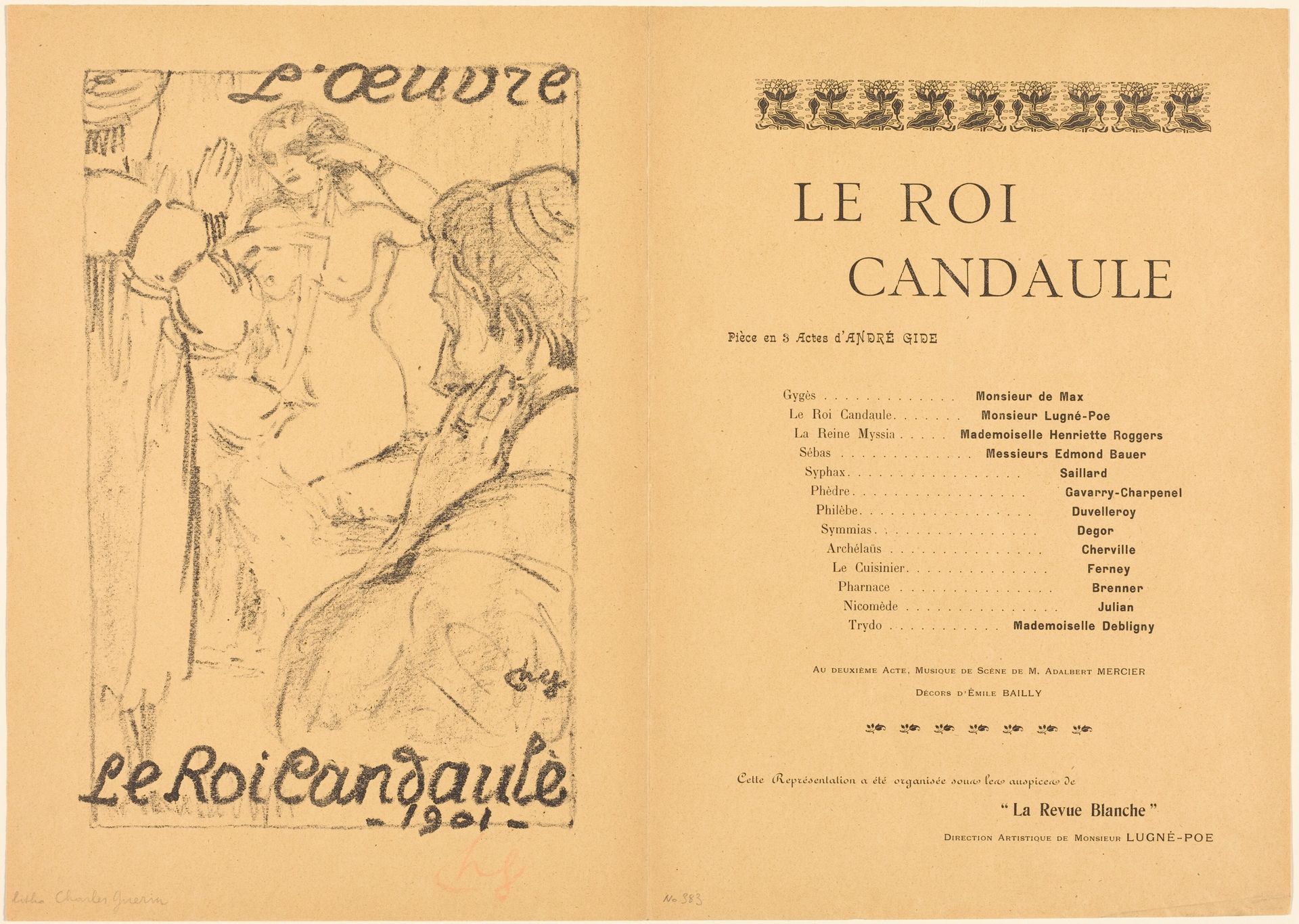 Le Roi Candaule by Charles Guérin