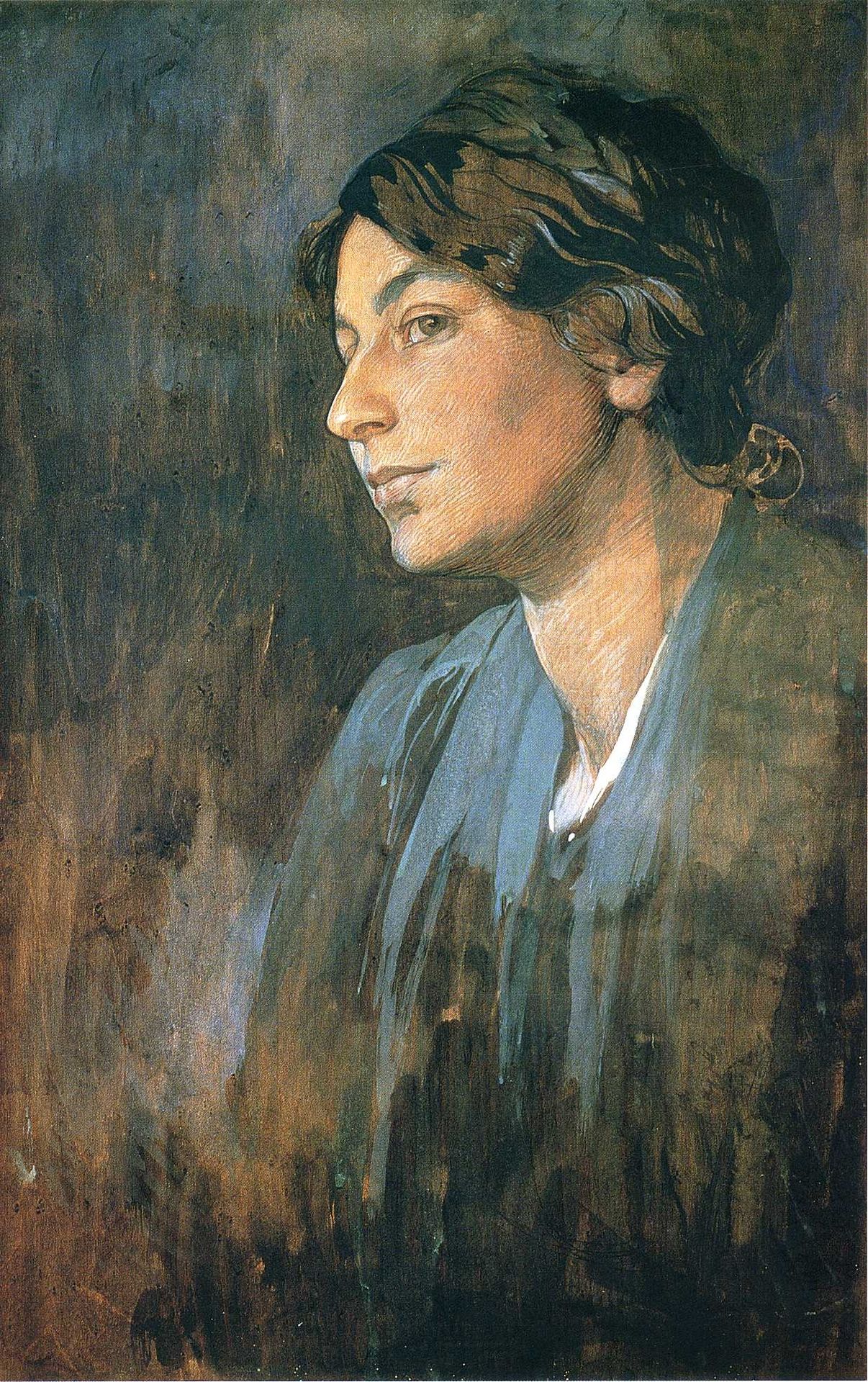 Portrait of Marushka, Artist s Wife by Alphonse Mucha