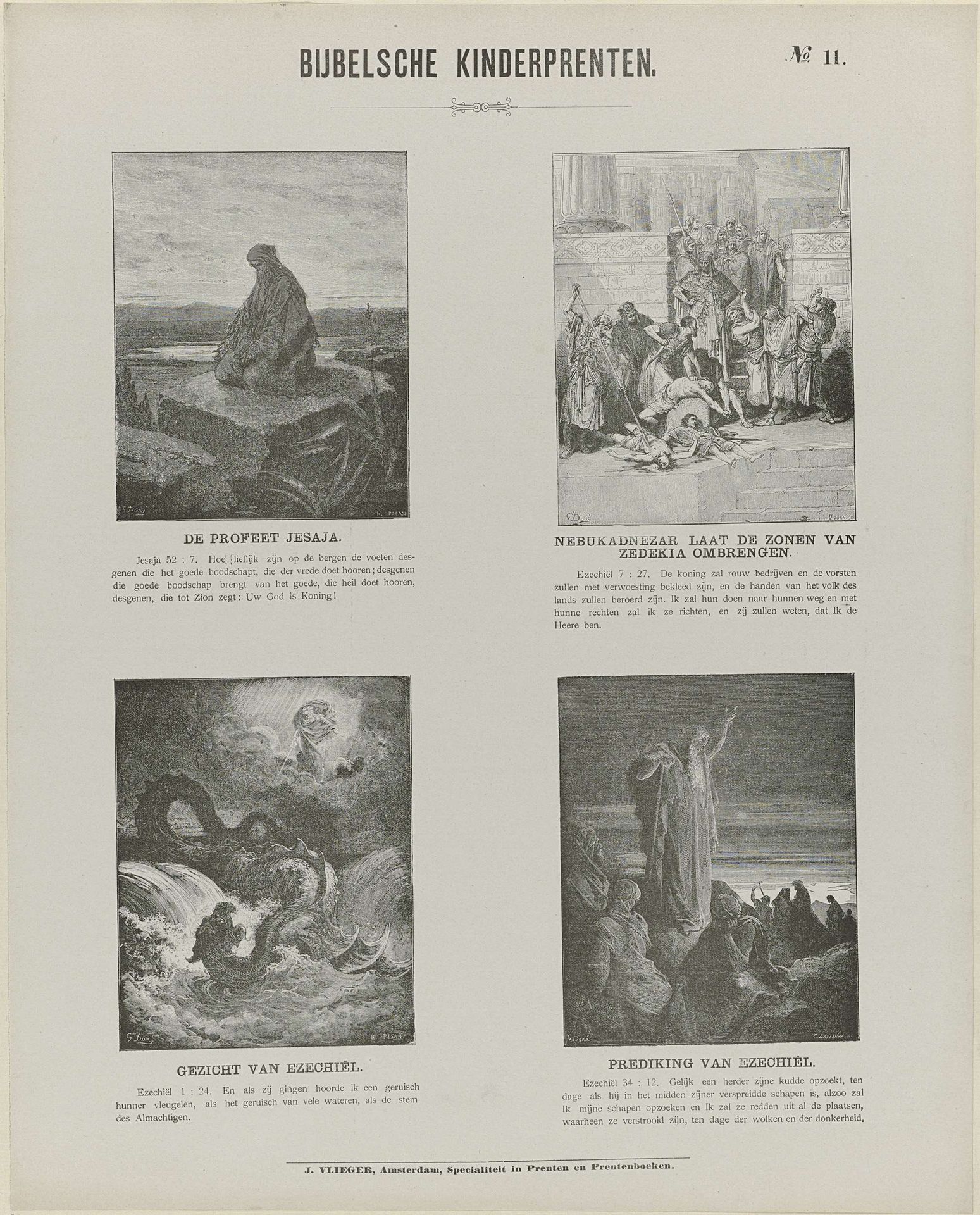 Bijbelsche kinderprenten by Héliodore Joseph Pisan