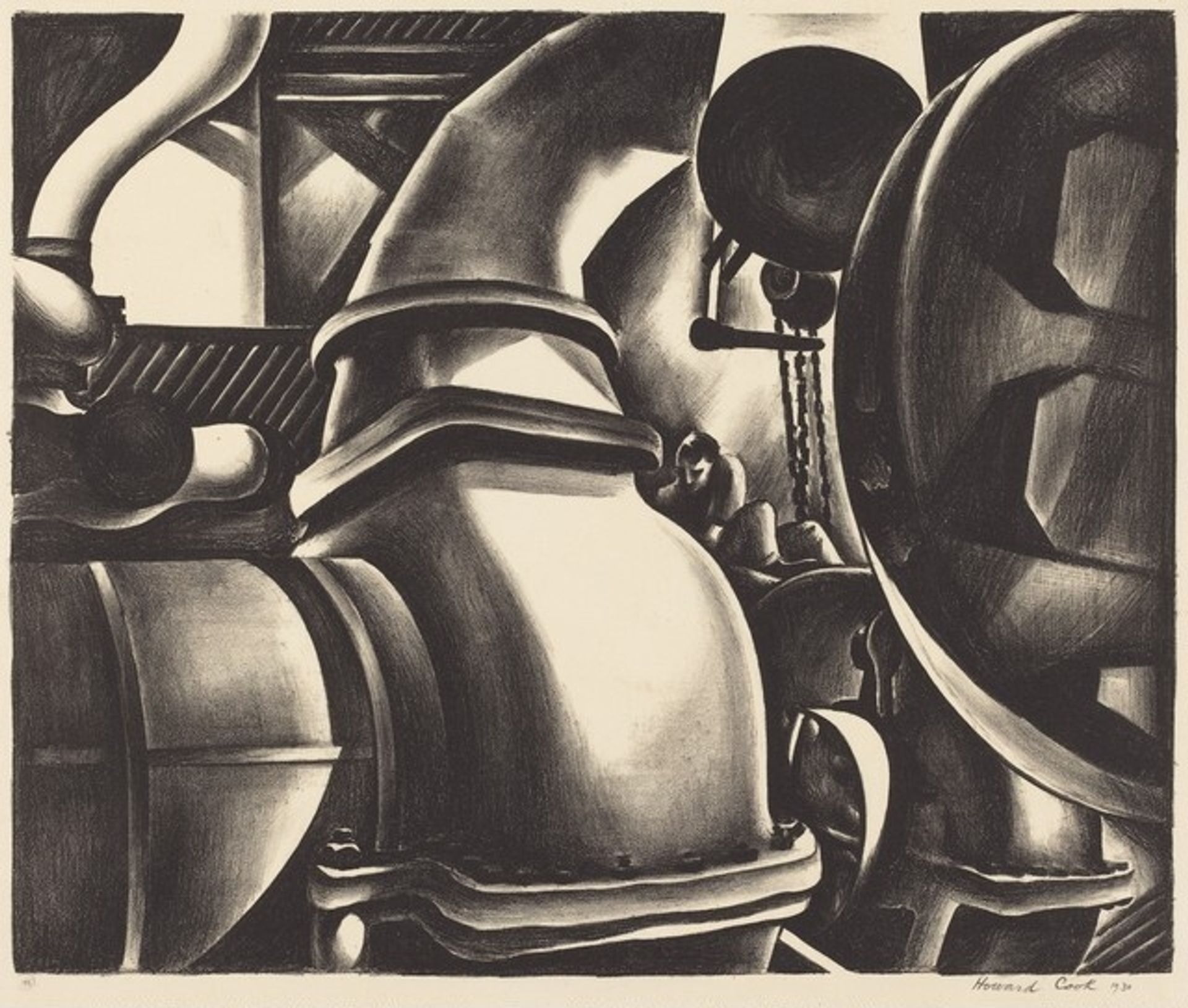 Engine Room by Howard Cook