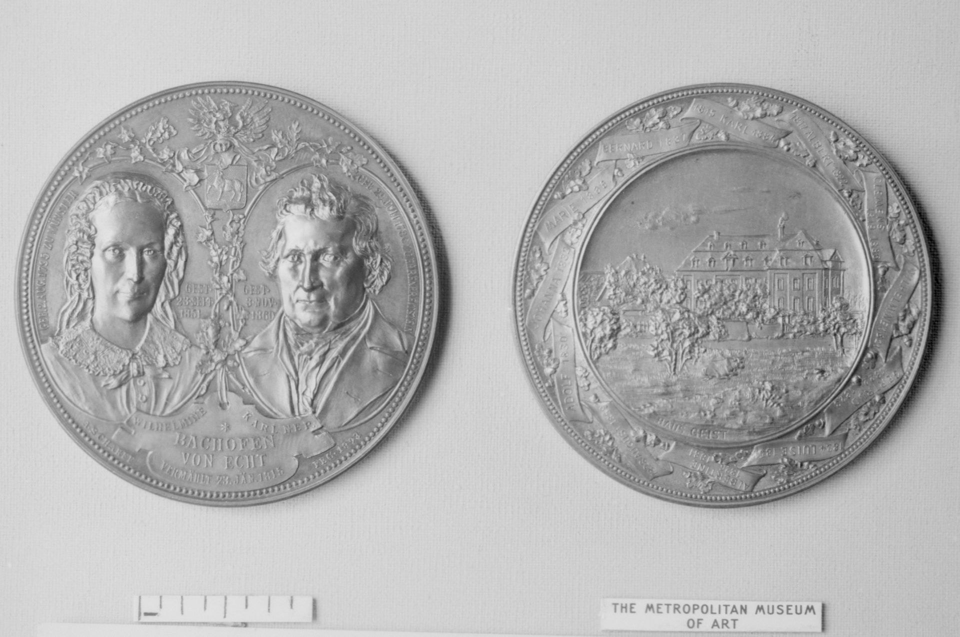 In Memory of Karl Nepomuk and Wilhelmine Bachofen von Echt, and Their Family by Anton Scharff