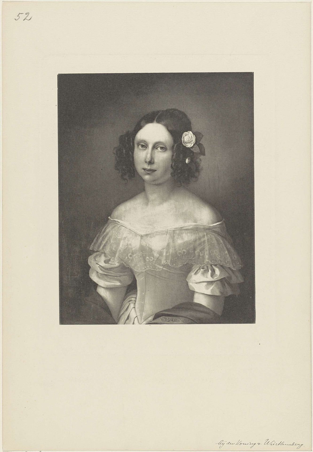Portret van Sophie van Württemberg by Anonymous