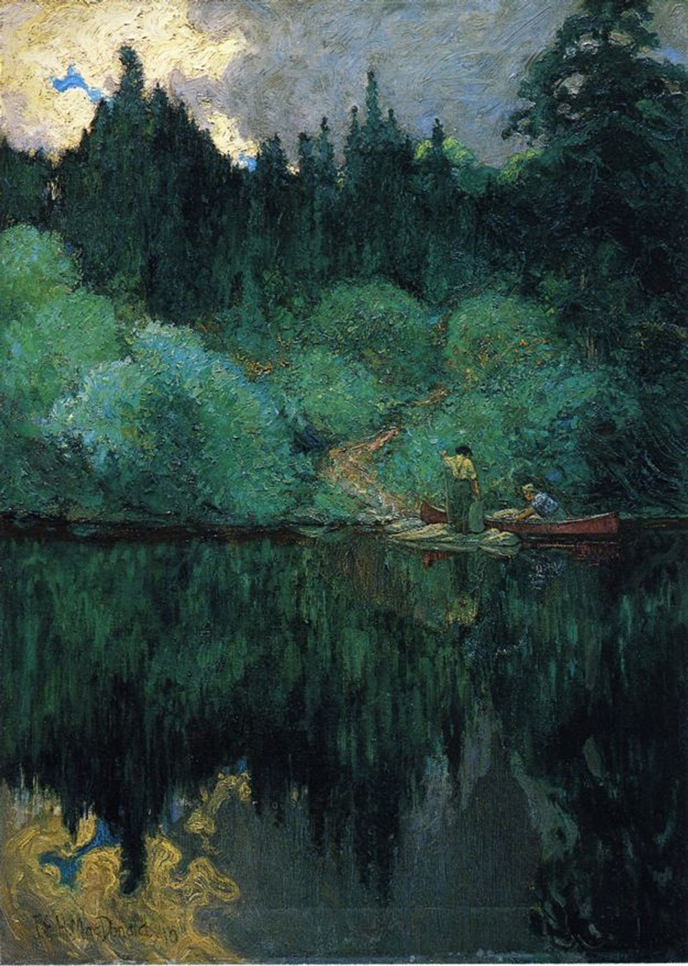 Clearing After Rain, Maganatawan River, Ontario by J. E. H. MacDonald