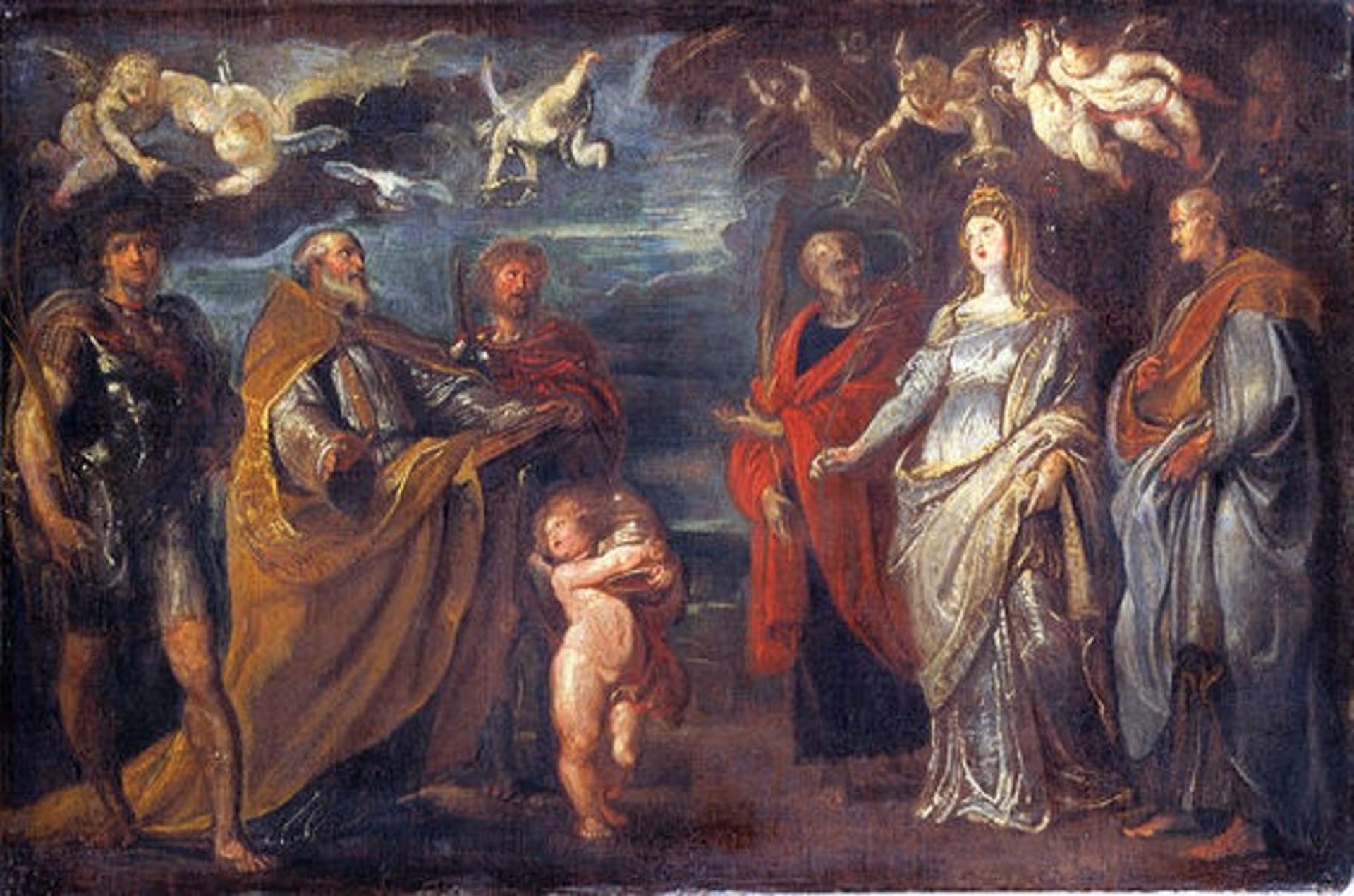 St. George with Martyrs Maurus, Papianus, Domitilla, Nerus and Achilleus by Peter Paul Rubens