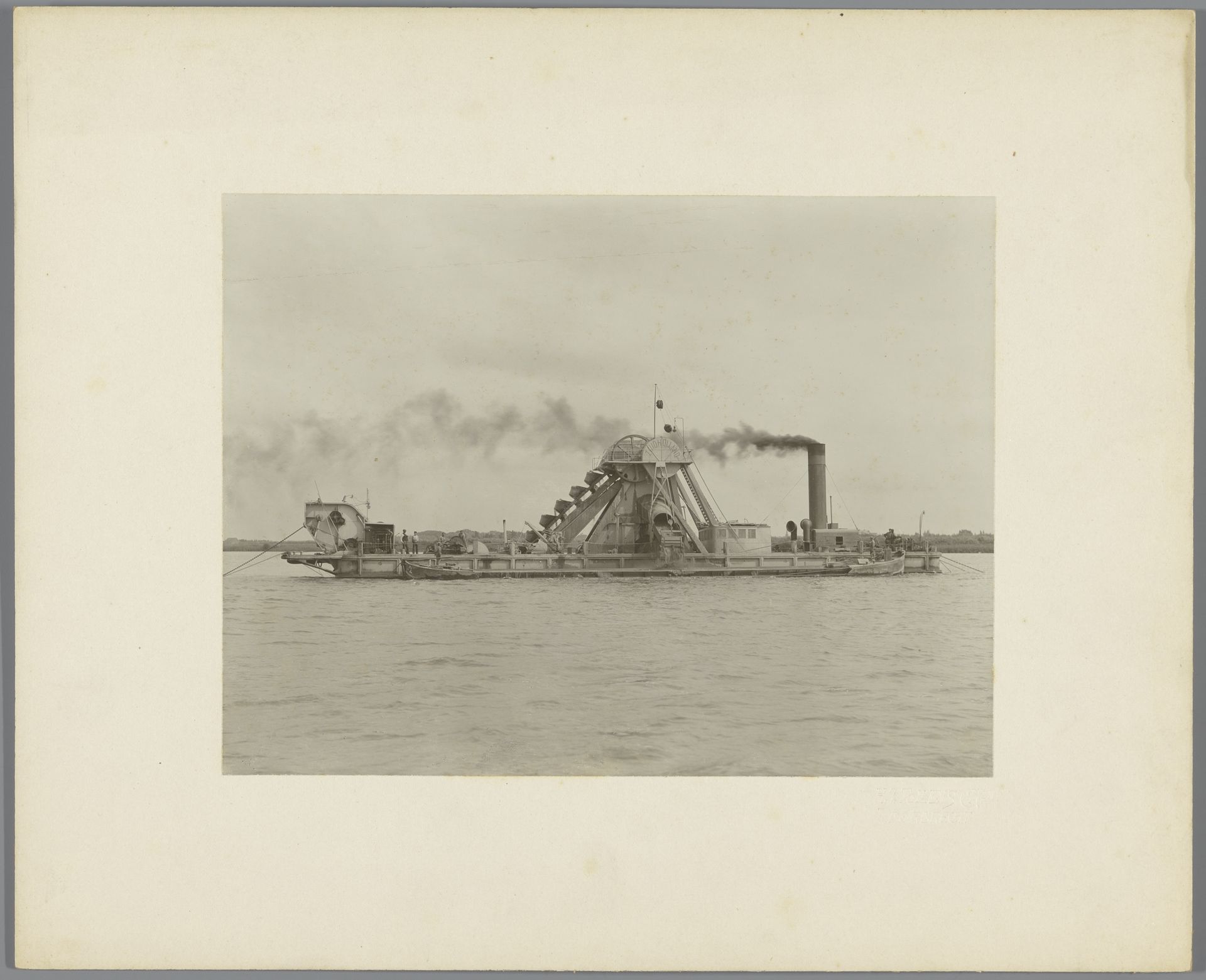 Baggermolen Zuidholland by Henricus Jacobus Tollens