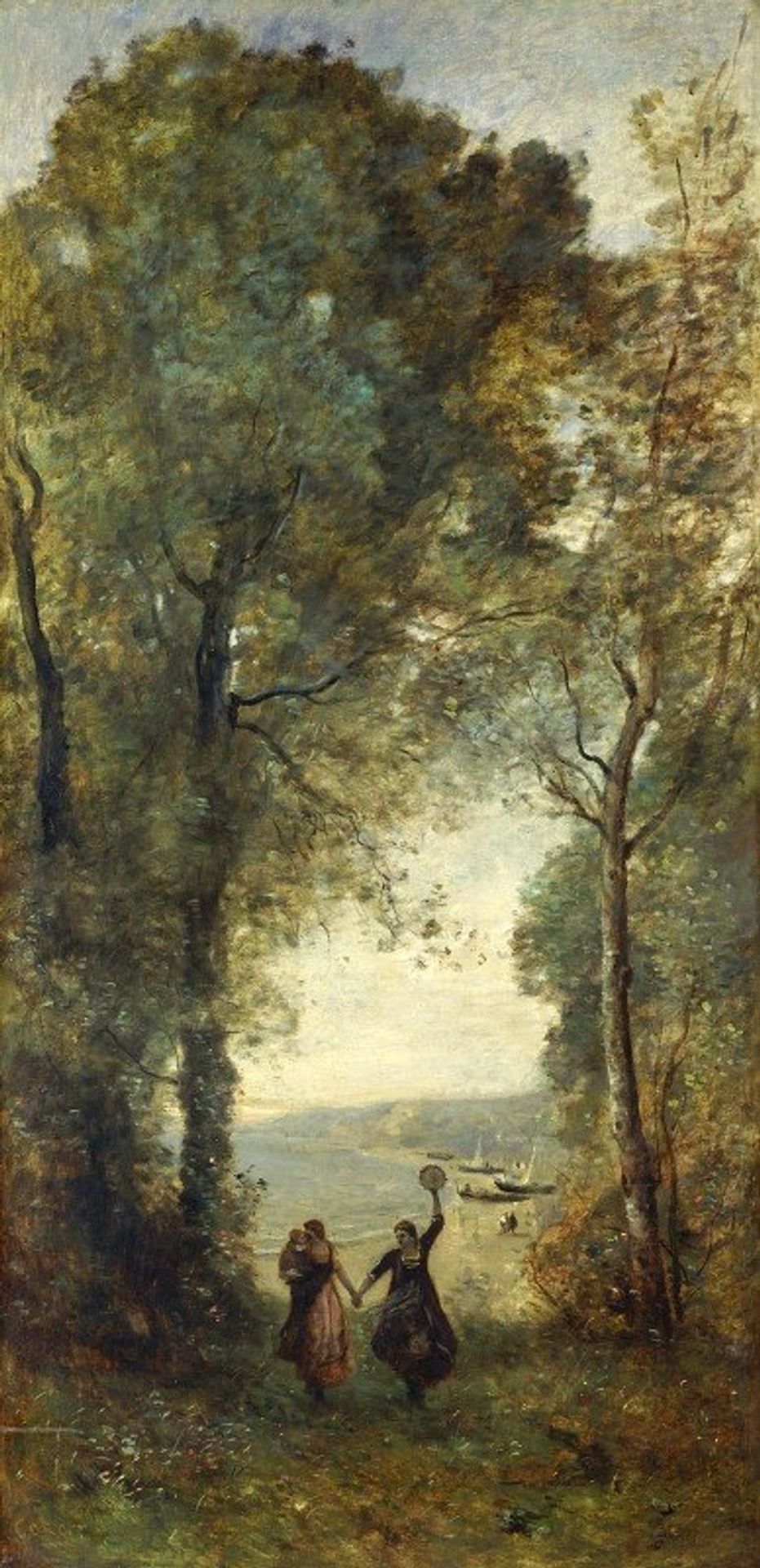 Reminiscence of the Beach of Naples by Camille Corot