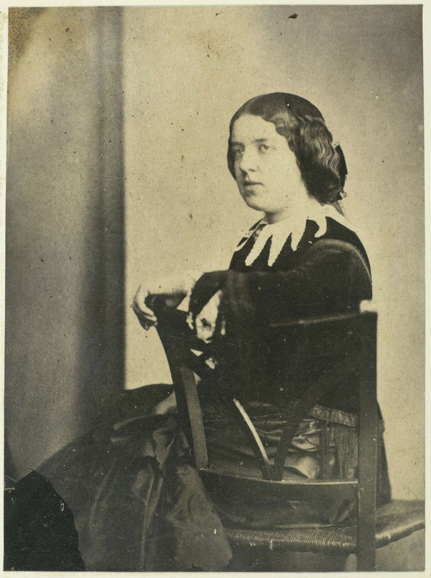 Portret van Charlotte Asser by Eduard Isaac Asser