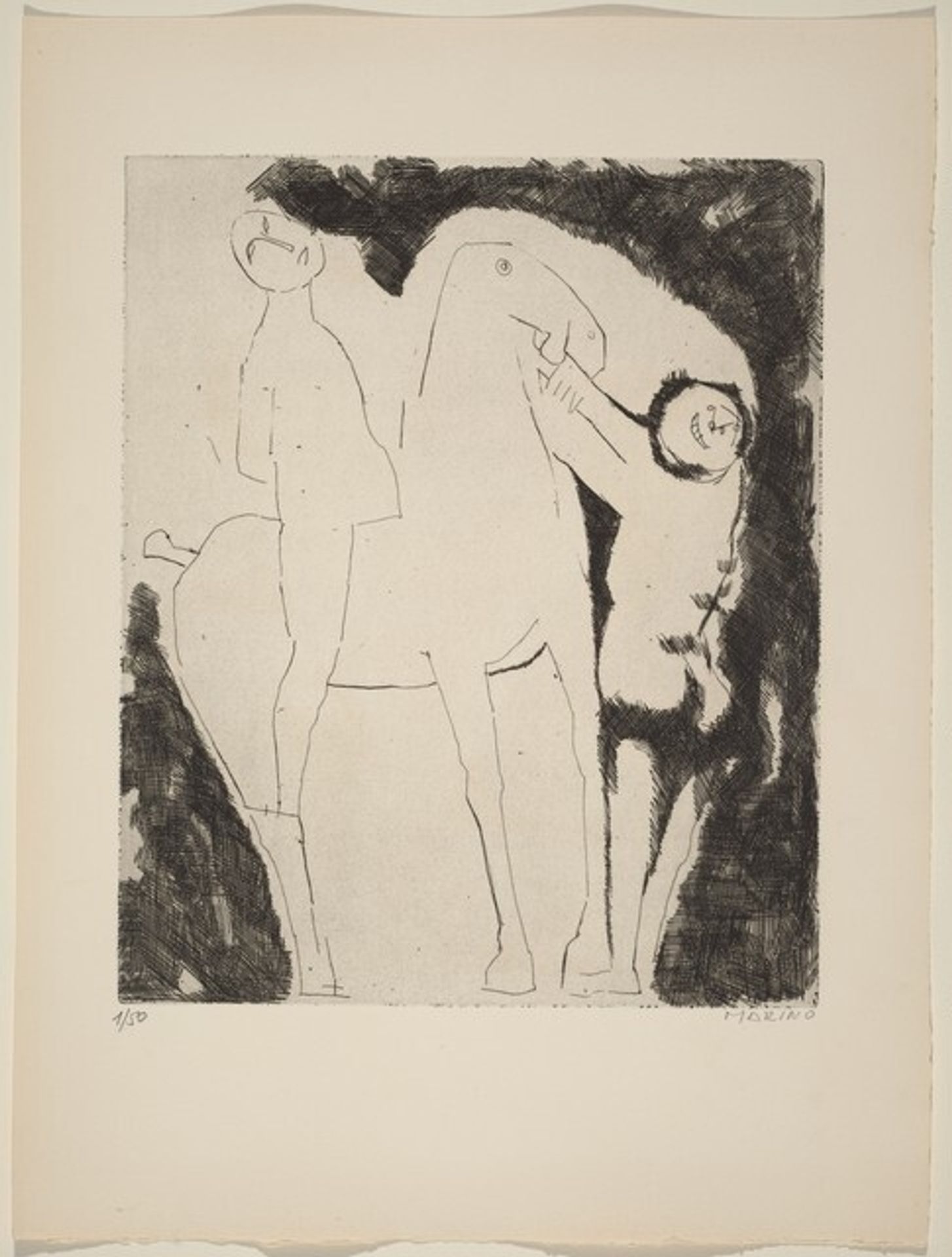 The Horseman's Dream (Le songe du cavalier) by Marino Marini