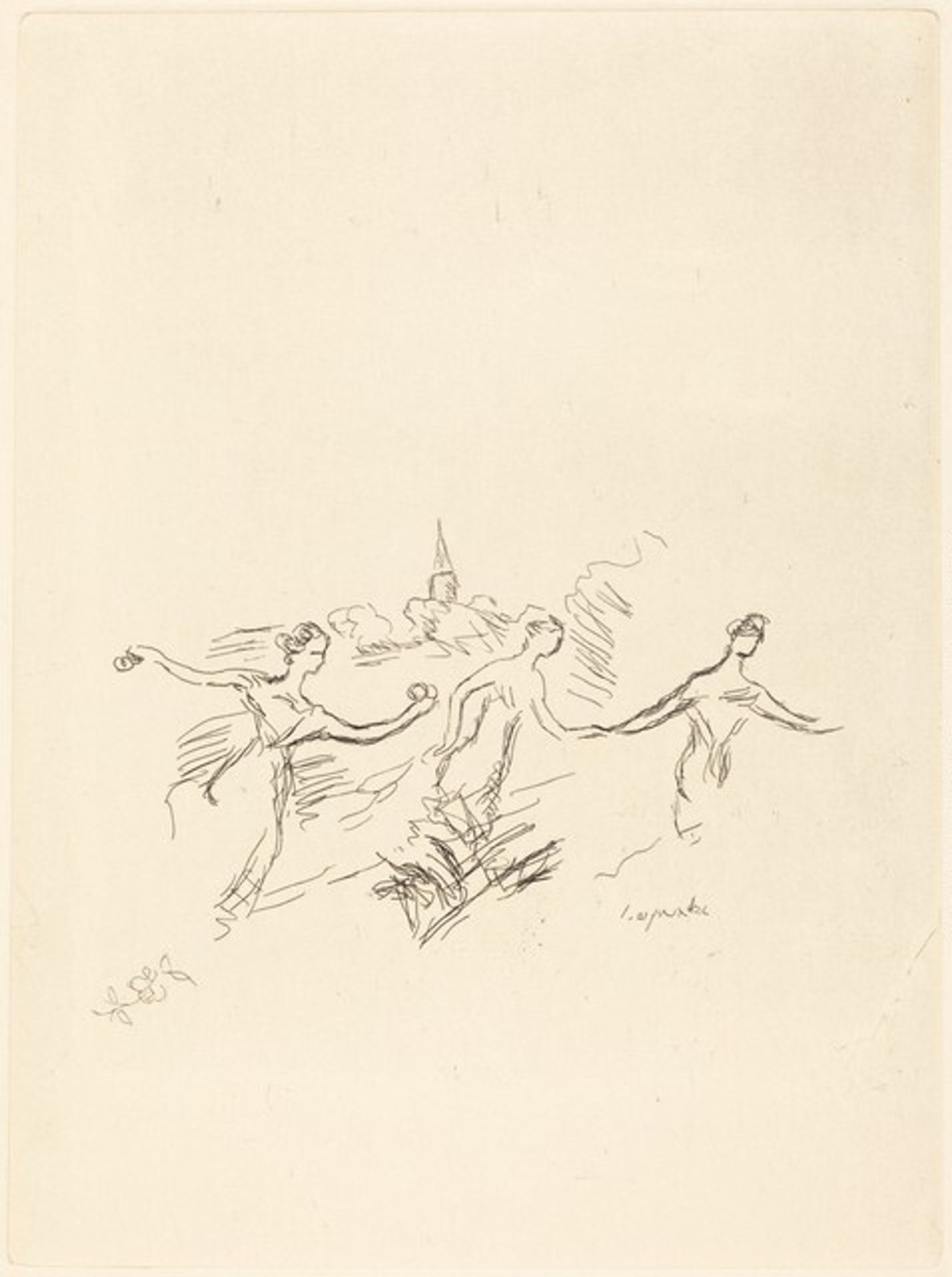 Three Figures by Pierre Laprade