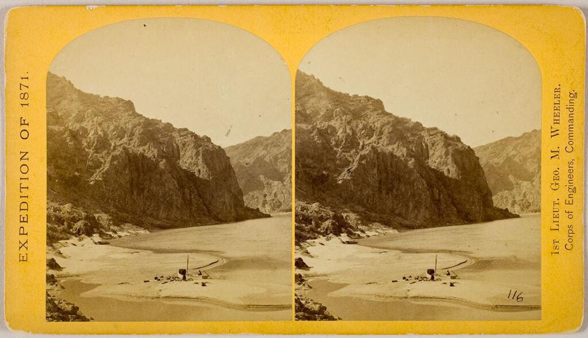 First halt within the Black CaÃ±on by Timothy H. O'Sullivan