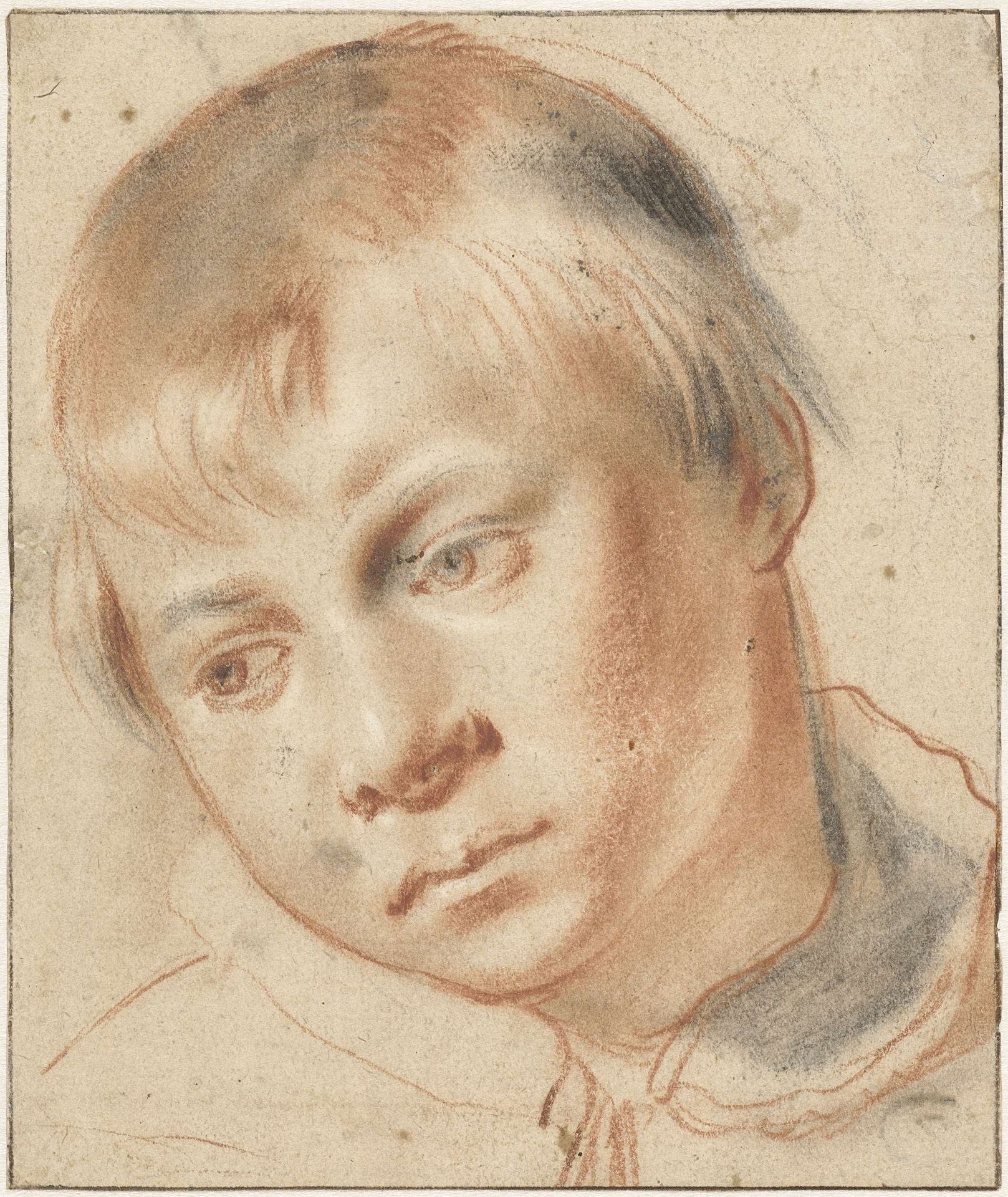 Study of a Boy’s Head by Annibale Carracci