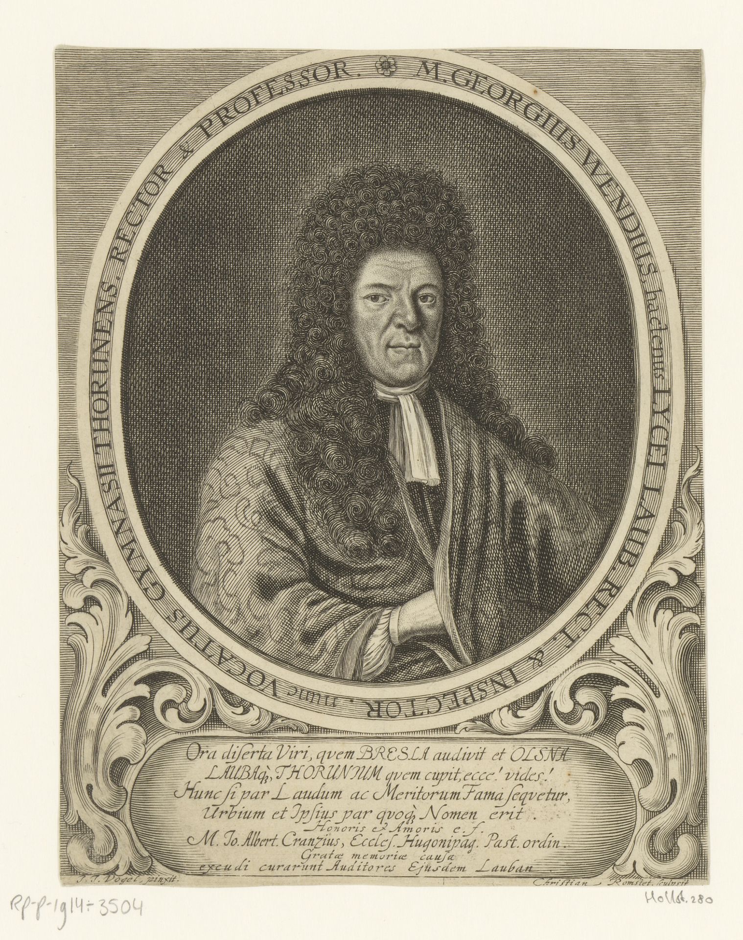 Portret van Georg Wende by Christian Romstet