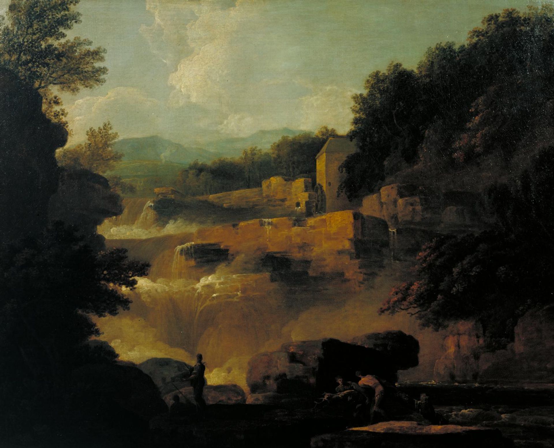Falls of Clyde: Stonebyres by  Jacob More