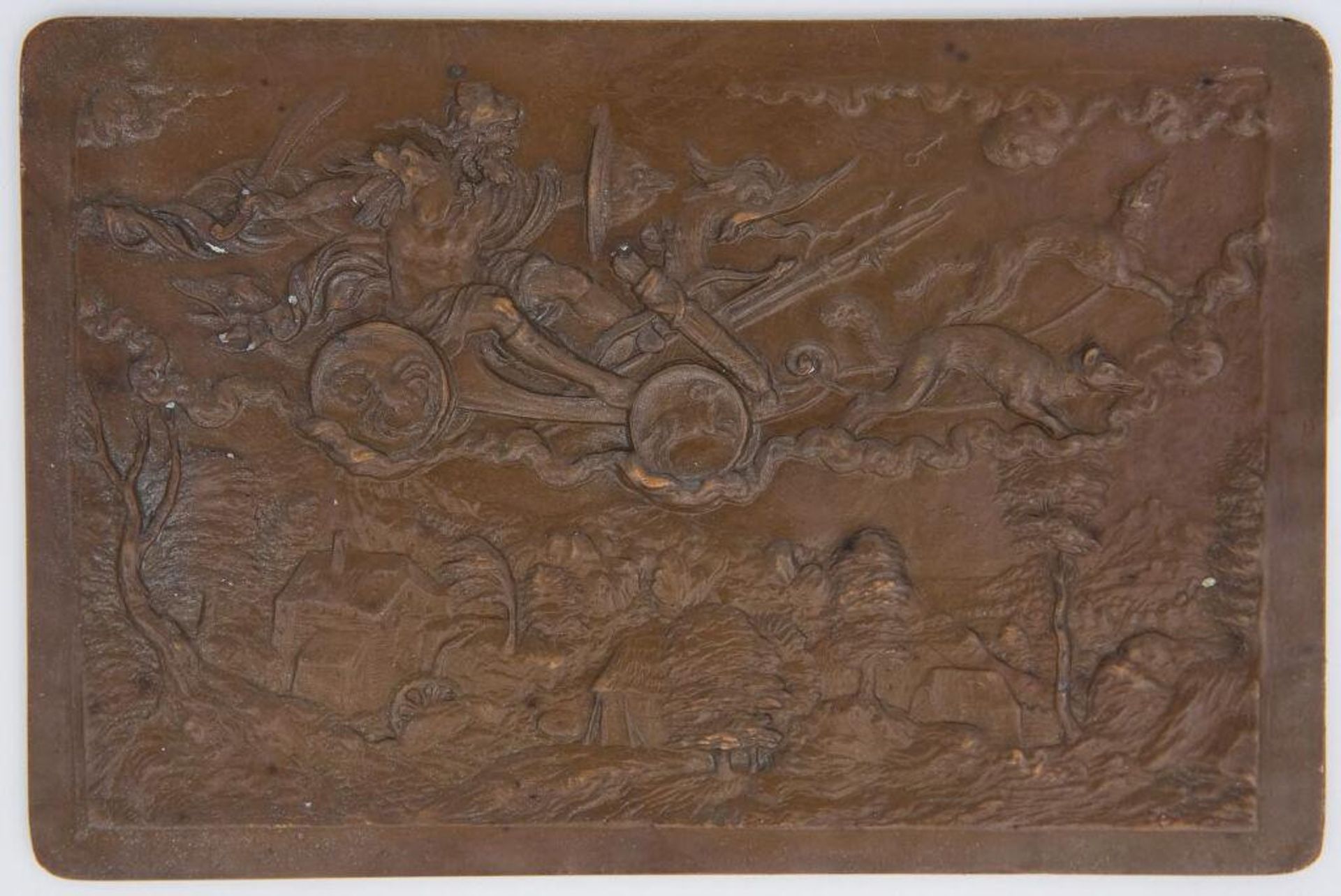 Mars on a Wagon, from the series "Planetary Gods on Wagons" by Anonymous