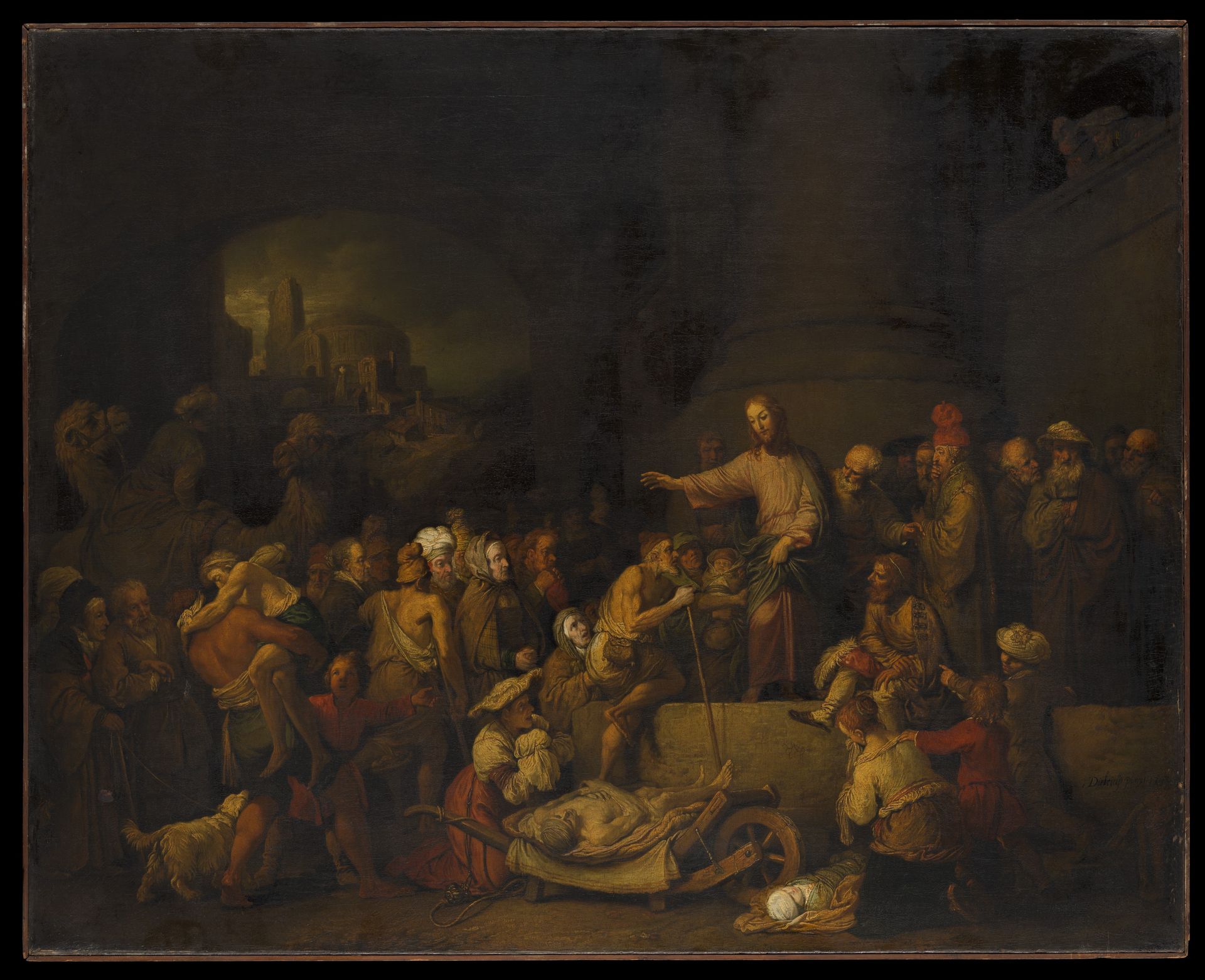 Christ Healing the Sick by Christian Wilhelm Ernst Dietrich