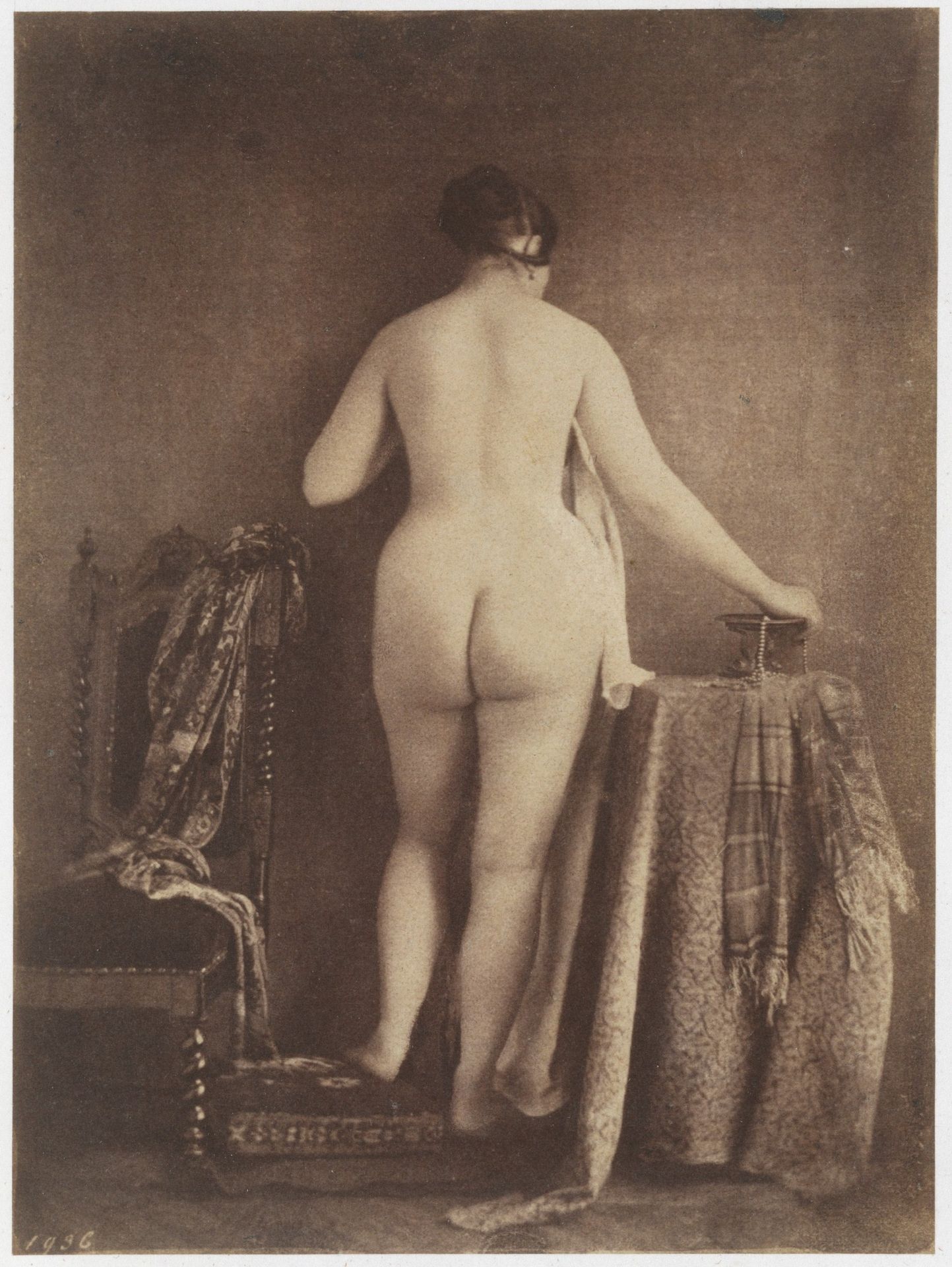 [Standing Female Nude] by Julien Vallou de Villeneuve