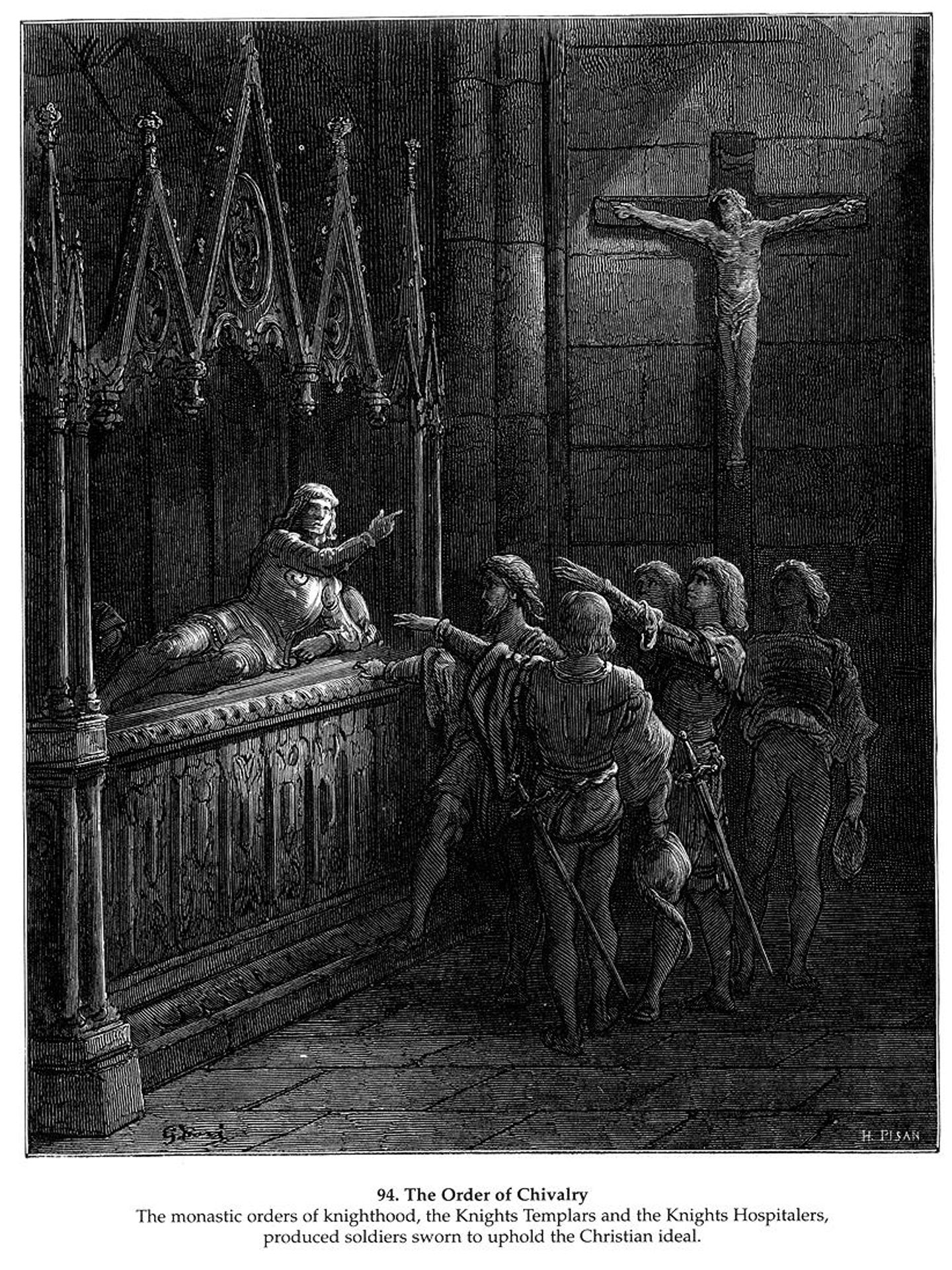 The Order of Chivalry by Gustave Dore