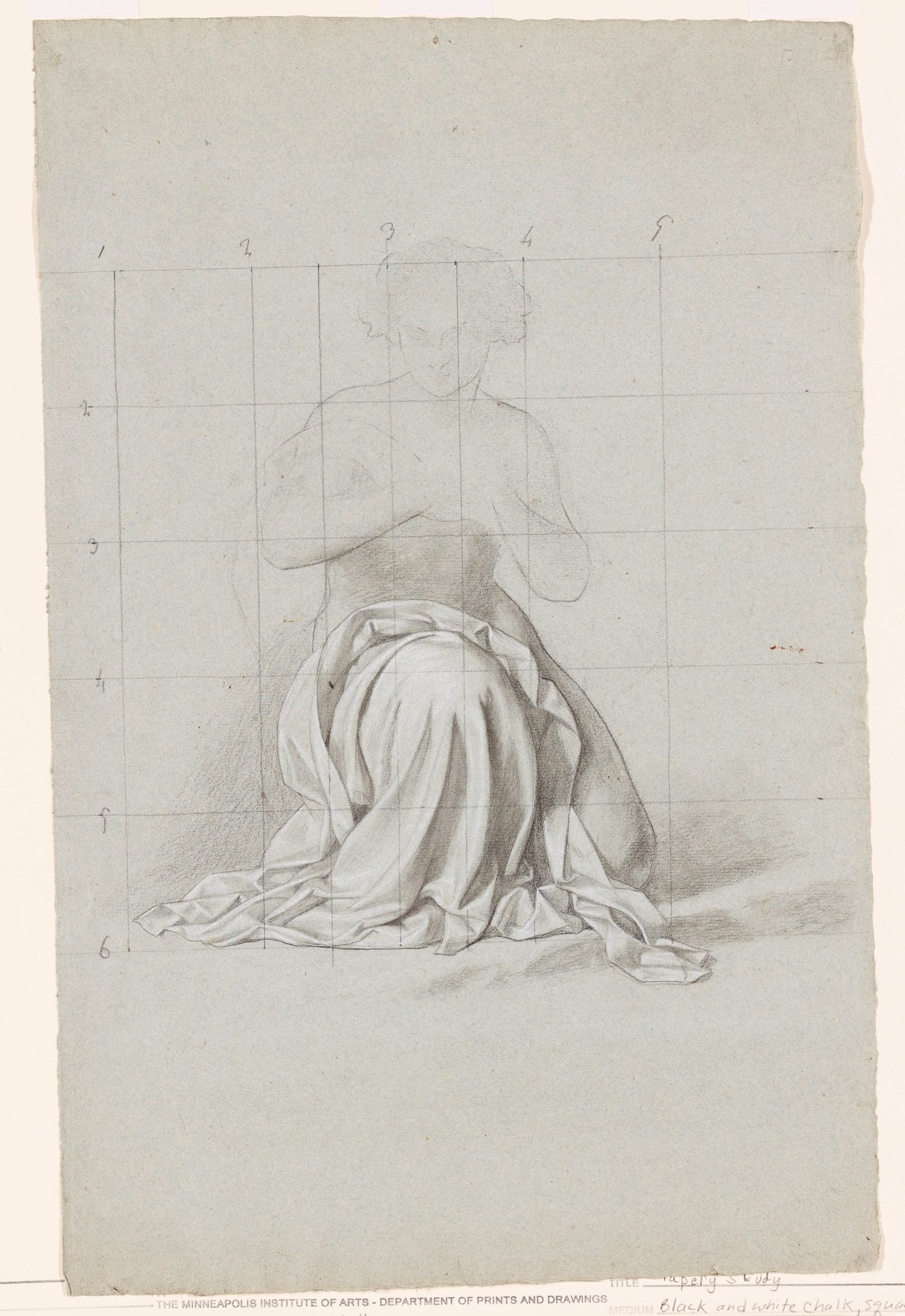 Drapery Study by Louis-Georges Brillouin