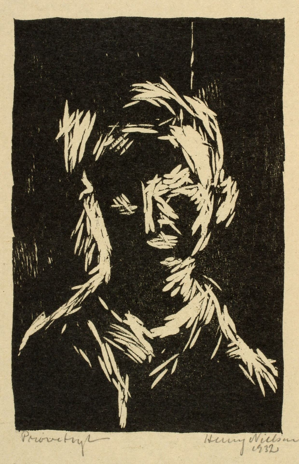 Drengeportræt by Henry Nielsen