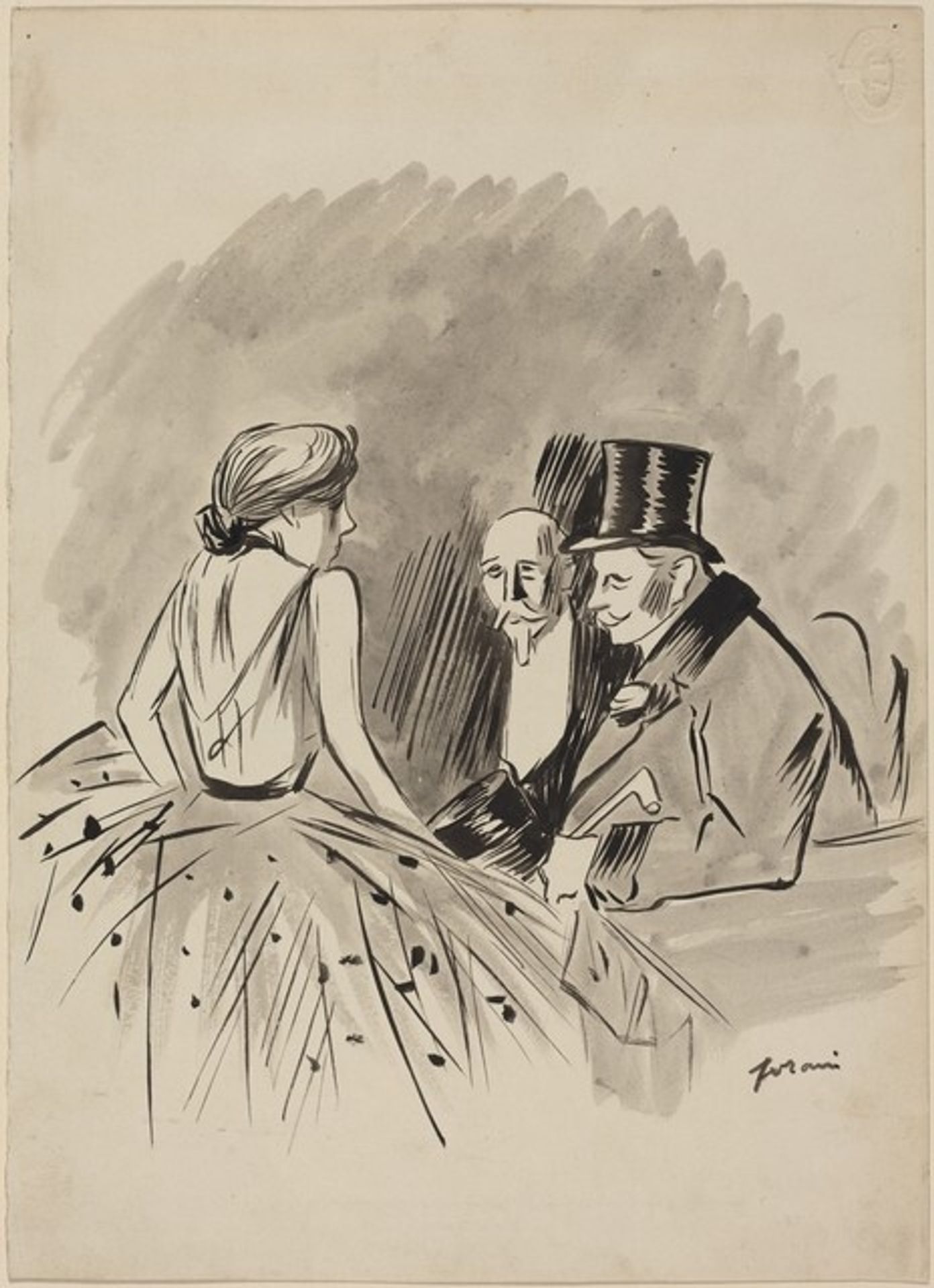 Conversation by Jean-Louis Forain