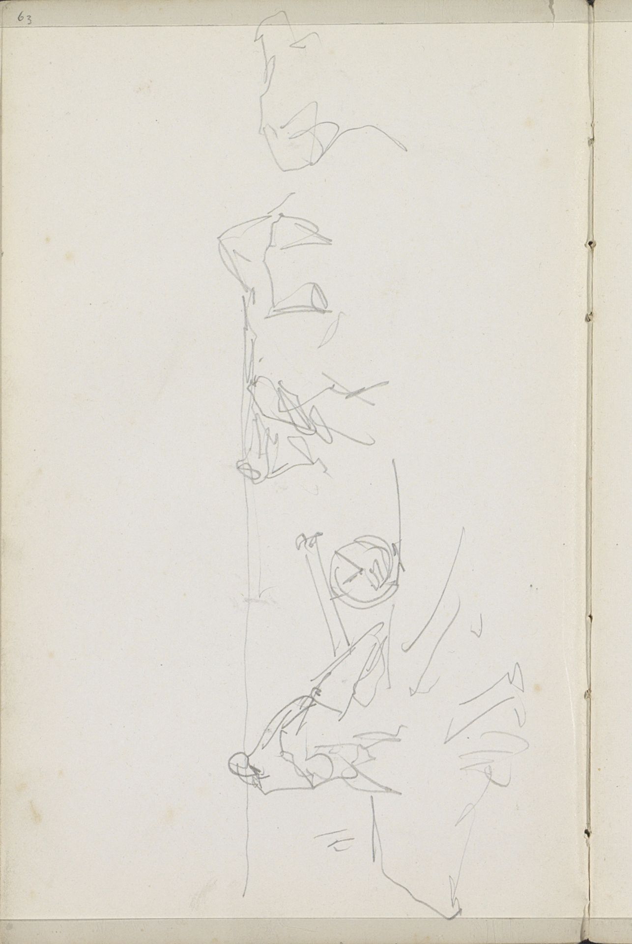 Landschap met figuren, mogelijk boeren by George Hendrik Breitner