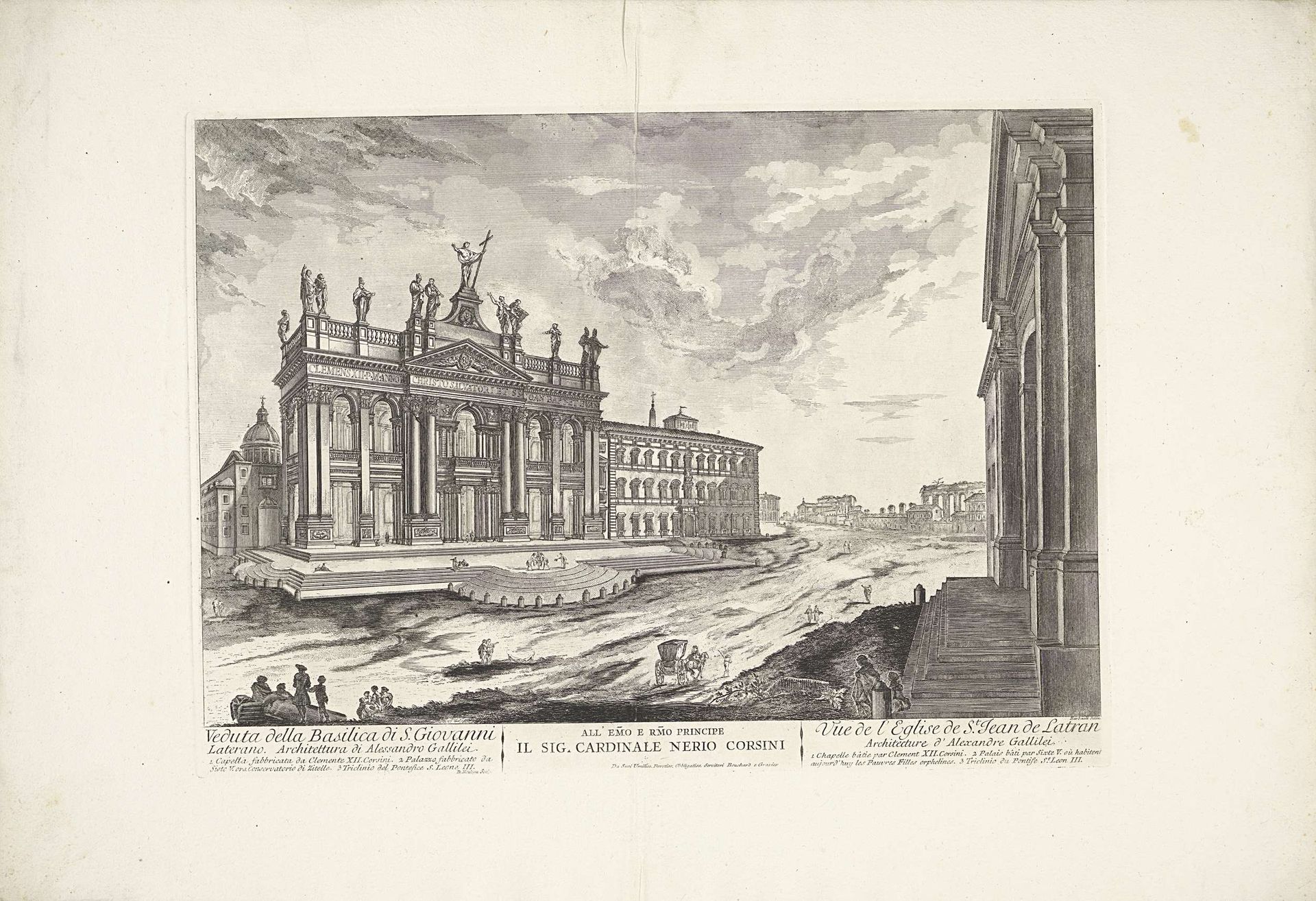 Sint-Jan van Lateranen te Rome by Domenico Montaigù