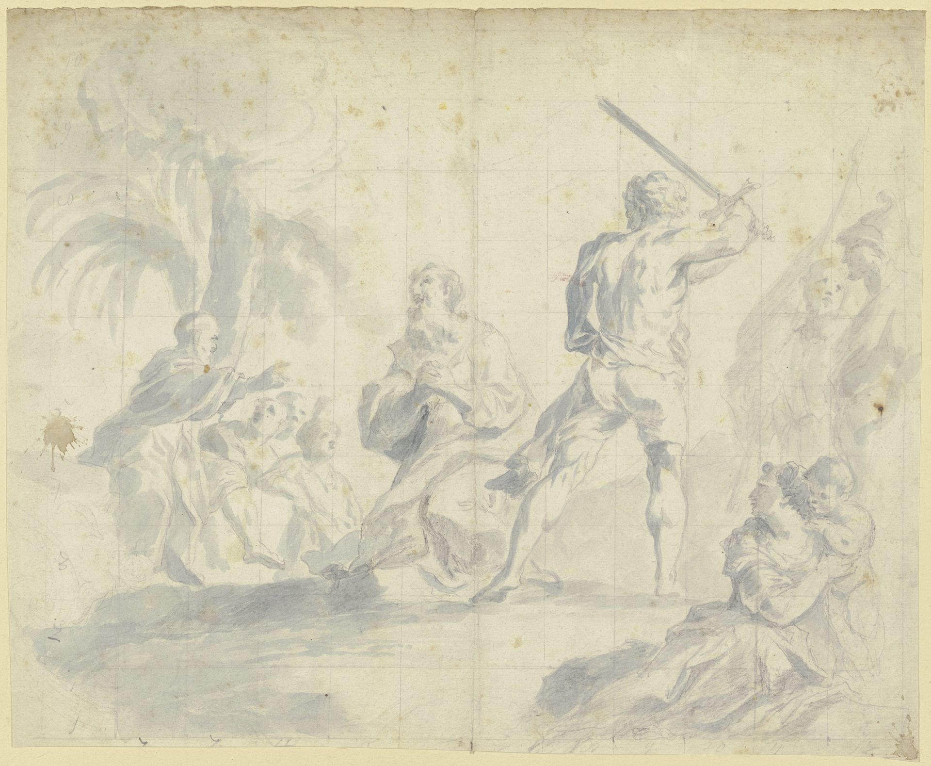 Martyrium des Apostel Paulus by Johann Baptist Zimmermann
