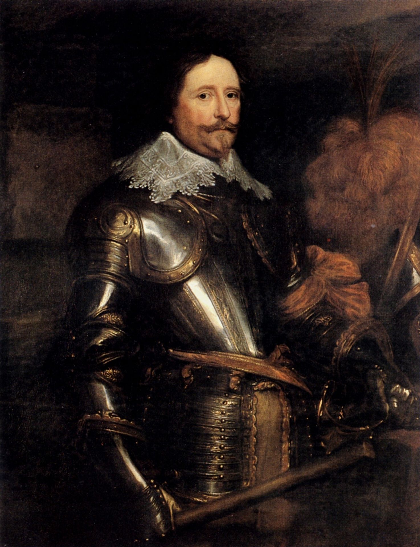 Portrait Of Frederik Hendrik by Anthony van Dyck