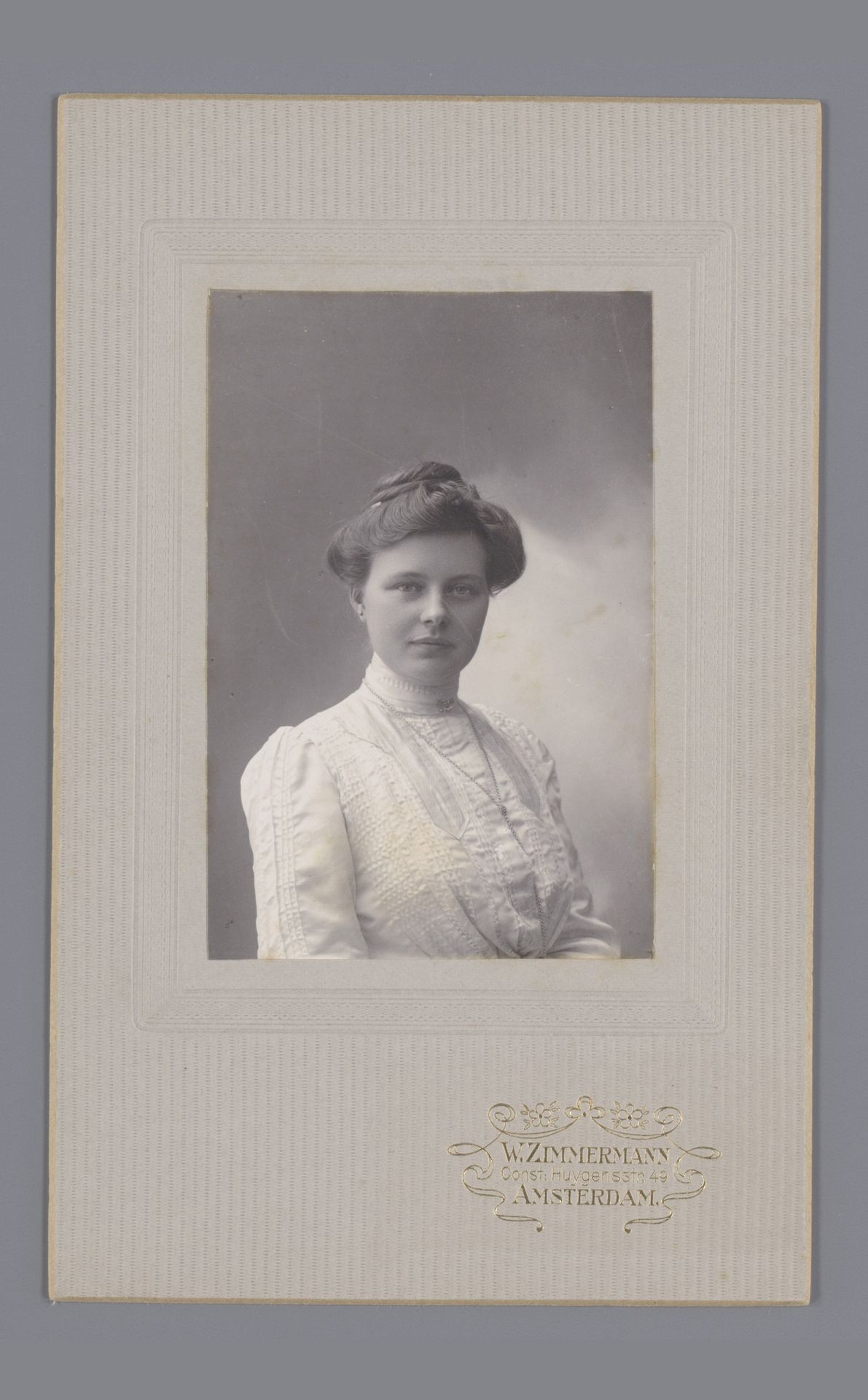 Portret van Lucie Keyser by Guillame Maximilien Zimmermann